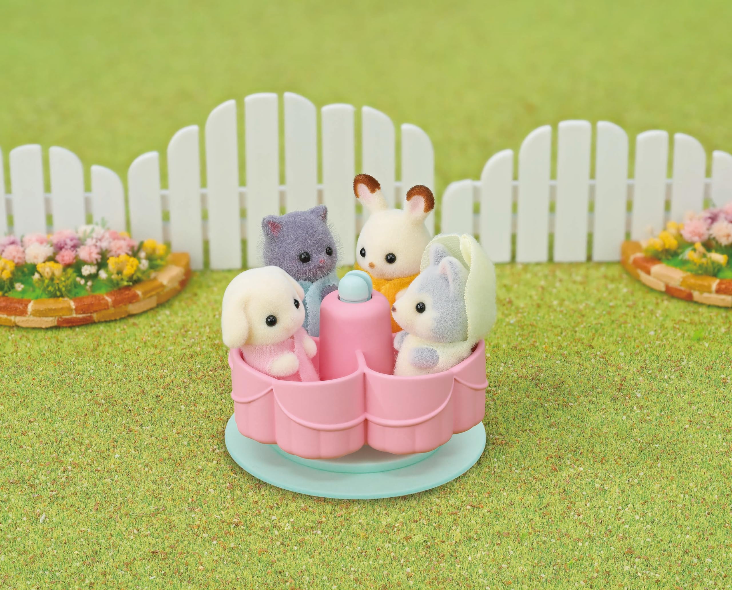 Sylvanian Families Rainbow Fun Nursery Bus Playset | Seats 28 Babies | Model 5744 7