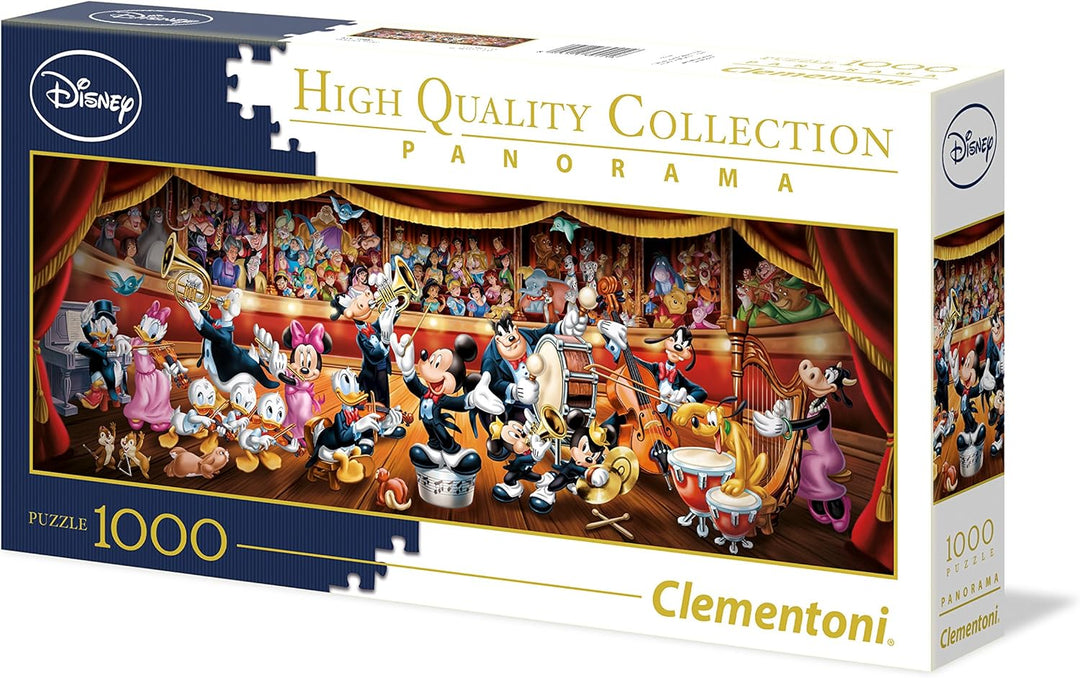 Clementoni Disney Panorama Collection - Disney Orchestra 1000-Piece Puzzle (39445)