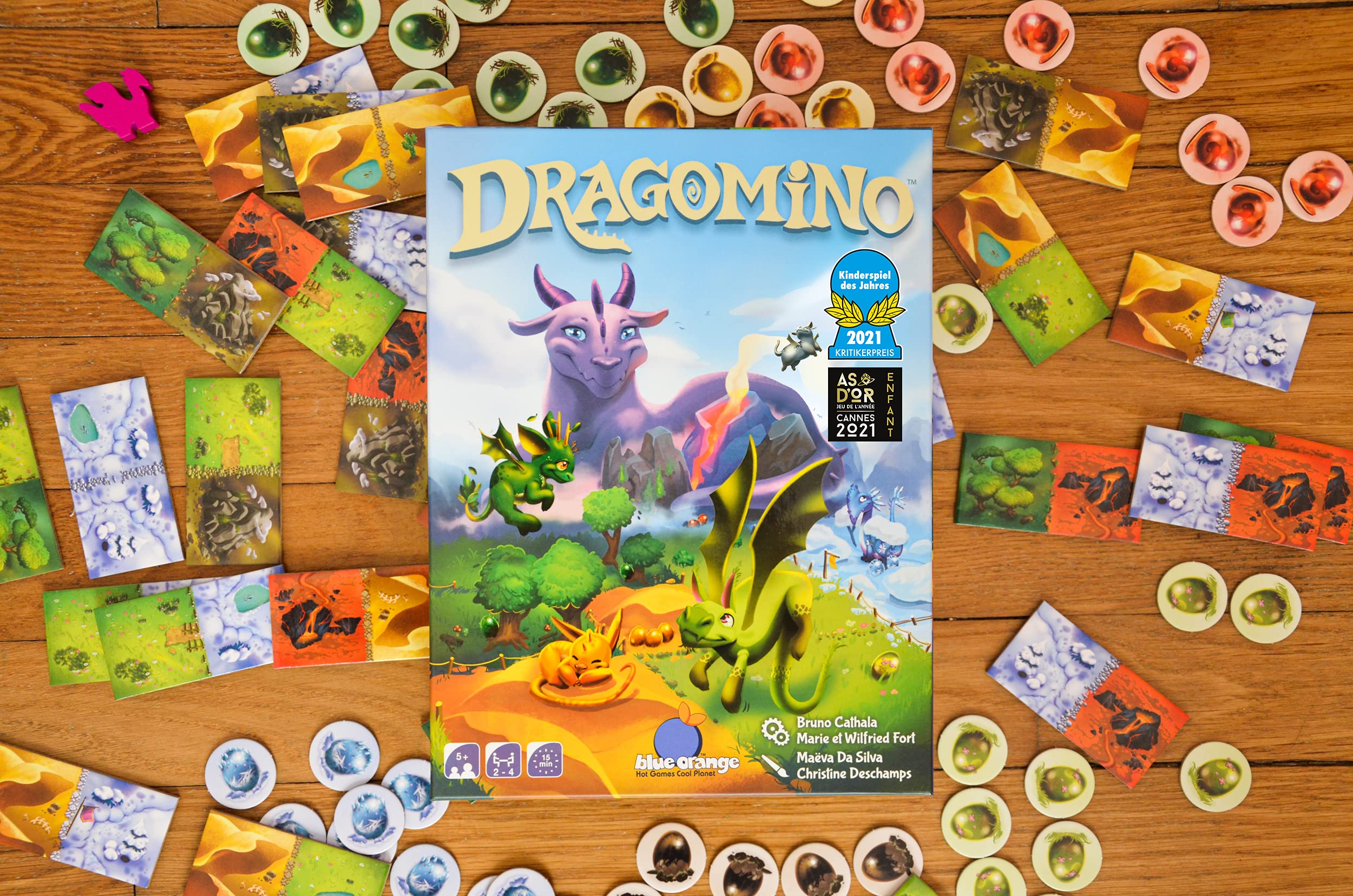 Coiledspring Games Dragomino - Kids Edition Board Game | Ages 5+ | 2-4 Players | 15 Minutes 5