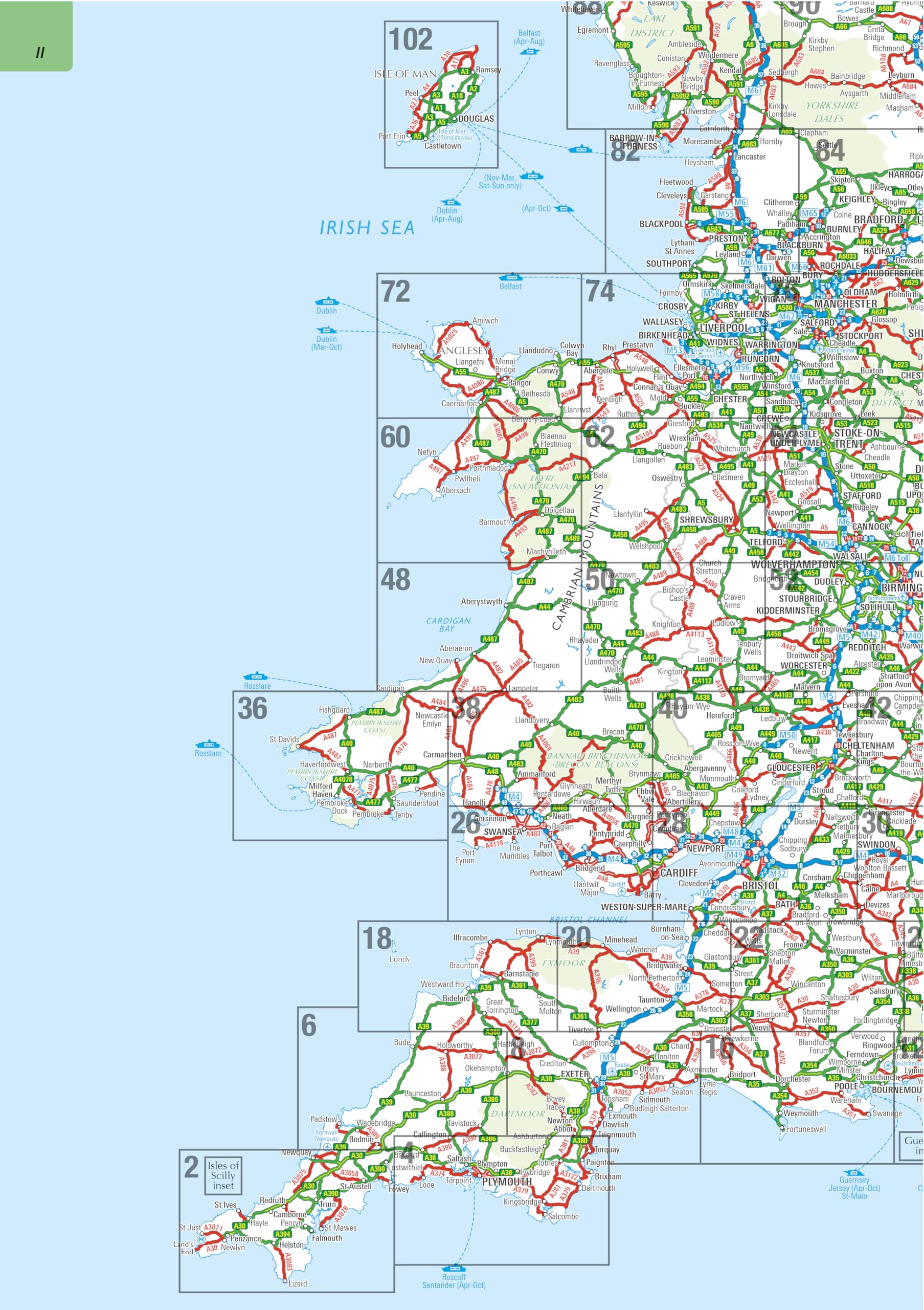AA Big Easy Read Atlas Britain 2027 Spiral Bound | Large Scale Mapping | A3 Format 2