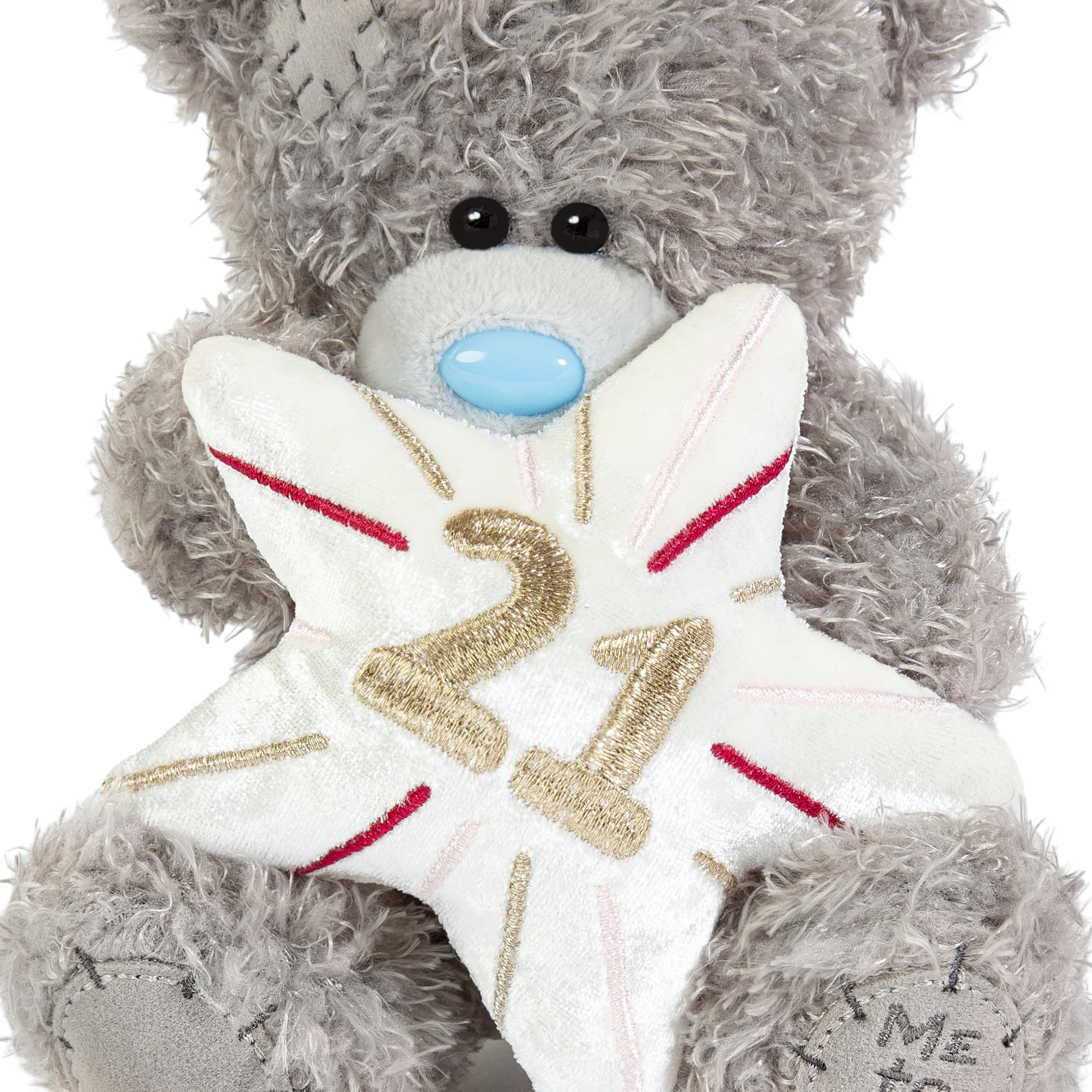 Me To You Bear Tatty Teddy 21st Birthday Plush Bear | 15cm High | Polyester 5