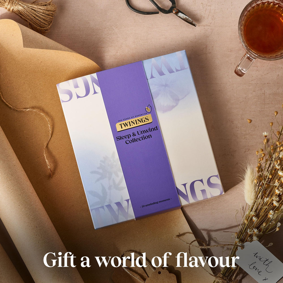 Twinings Superblends Sleep & Unwind Collection Gift Box - 20 Individually Wrapped Herbal Tea Bags