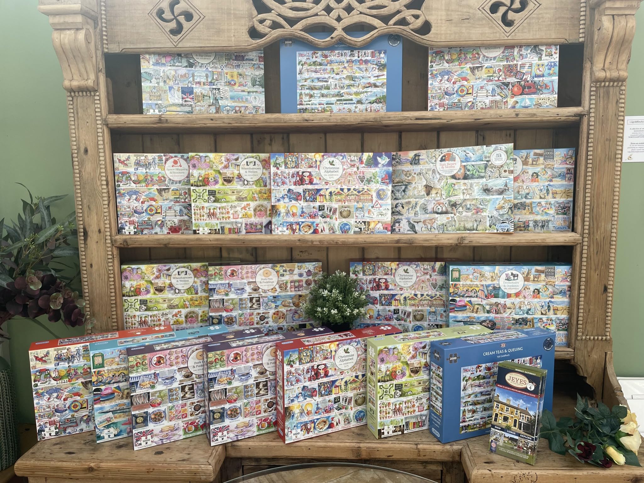 Gibsons 1000 Piece Jigsaw Puzzle - Bright Lights & Big Cities by Val Goldfinch | Recycled Board 6