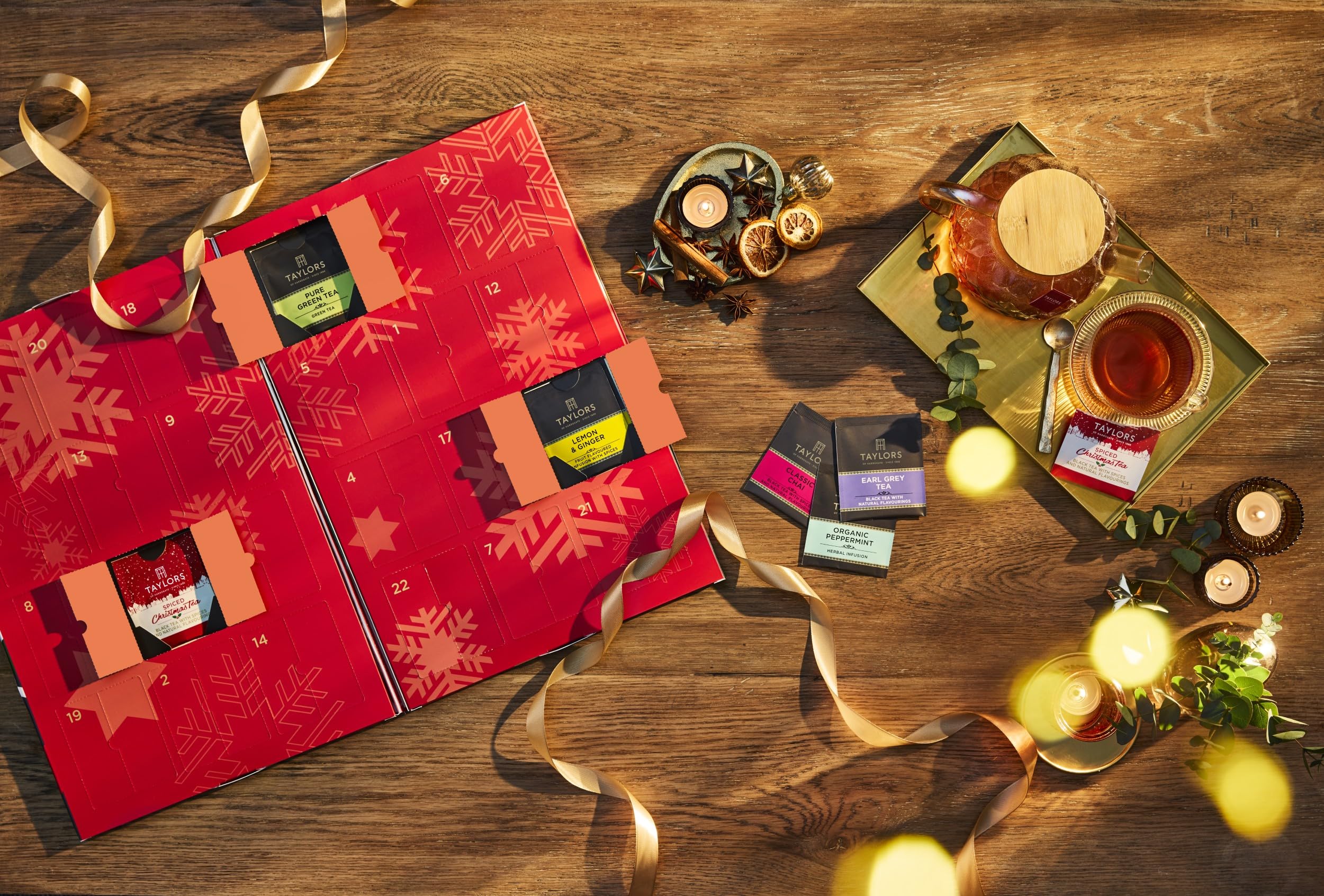 Taylors of Harrogate Assorted Speciality Teas Advent Calendar 2025 - 24 Flavours with 48 Tea Bags 6
