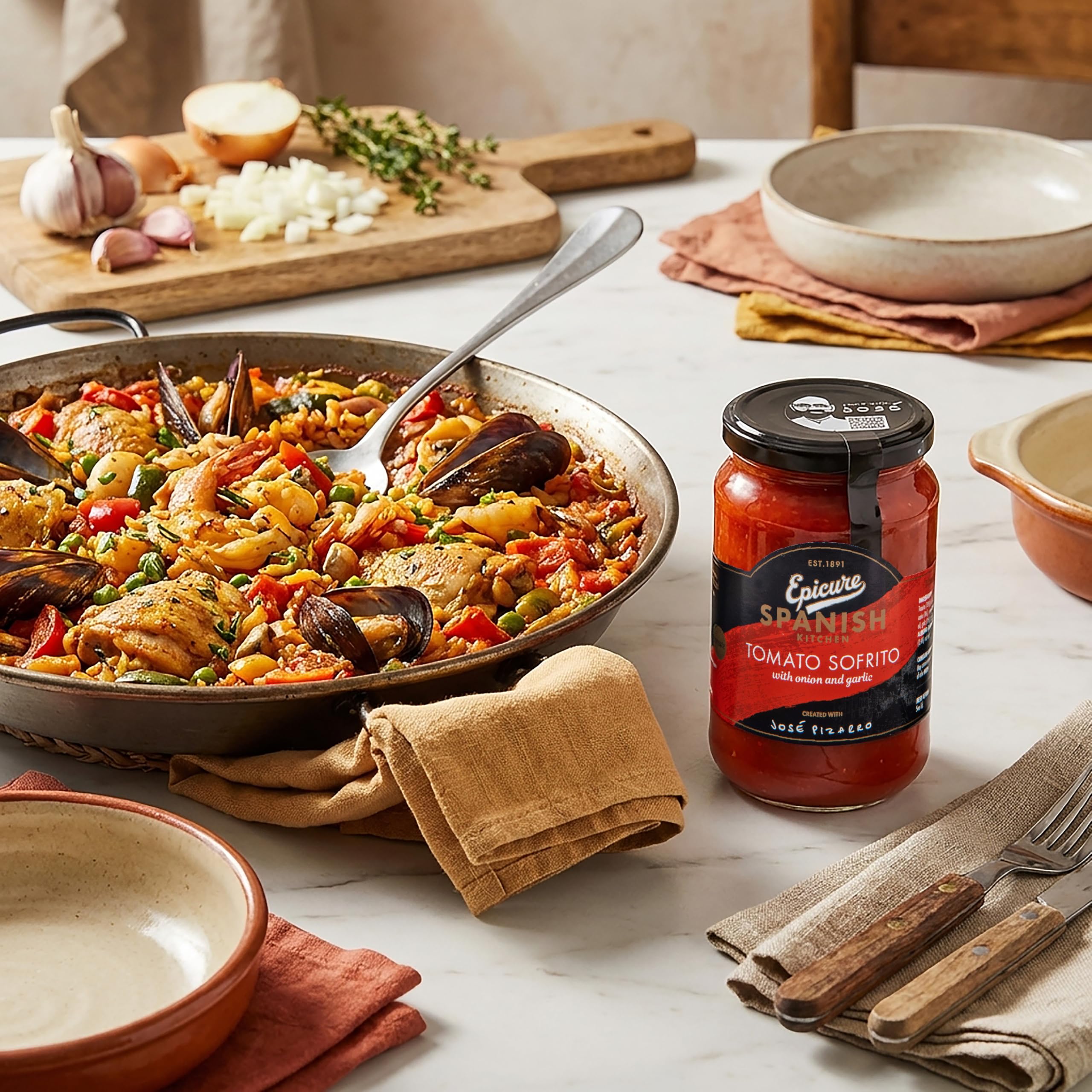 Epicure Spanish Kitchen with José Pizarro Tomato Sofrito Sauce - Authentic Richness | 350g 5