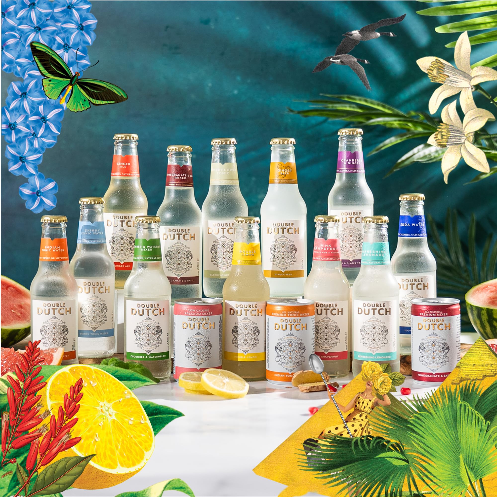Double Dutch Skinny Tonic Water - Low Calorie, Natural Ingredients | 150 ml (Pack of 6) 7