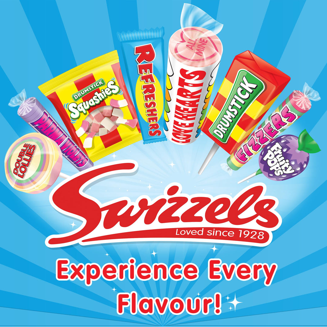 Swizzels - Double Lollies Sweets Dispenser Box (100 Lollipops, Vegan Friendly)