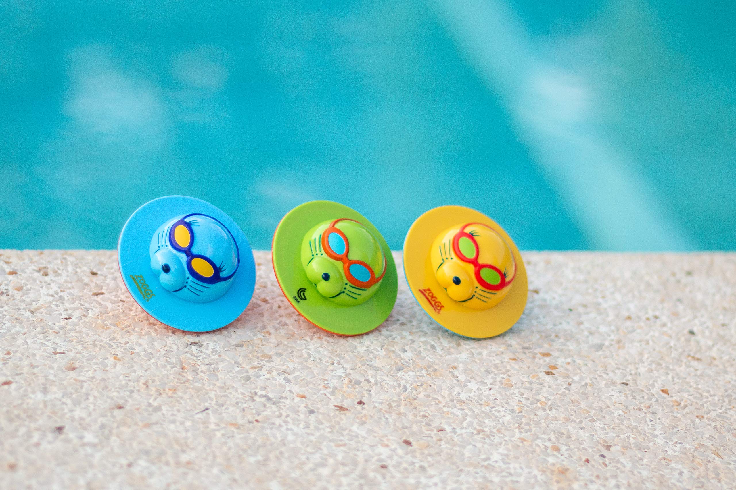 Zoggs Seal Flips Bath Toys - Builds Water Confidence | Set of 3 | Ages 3 Months+