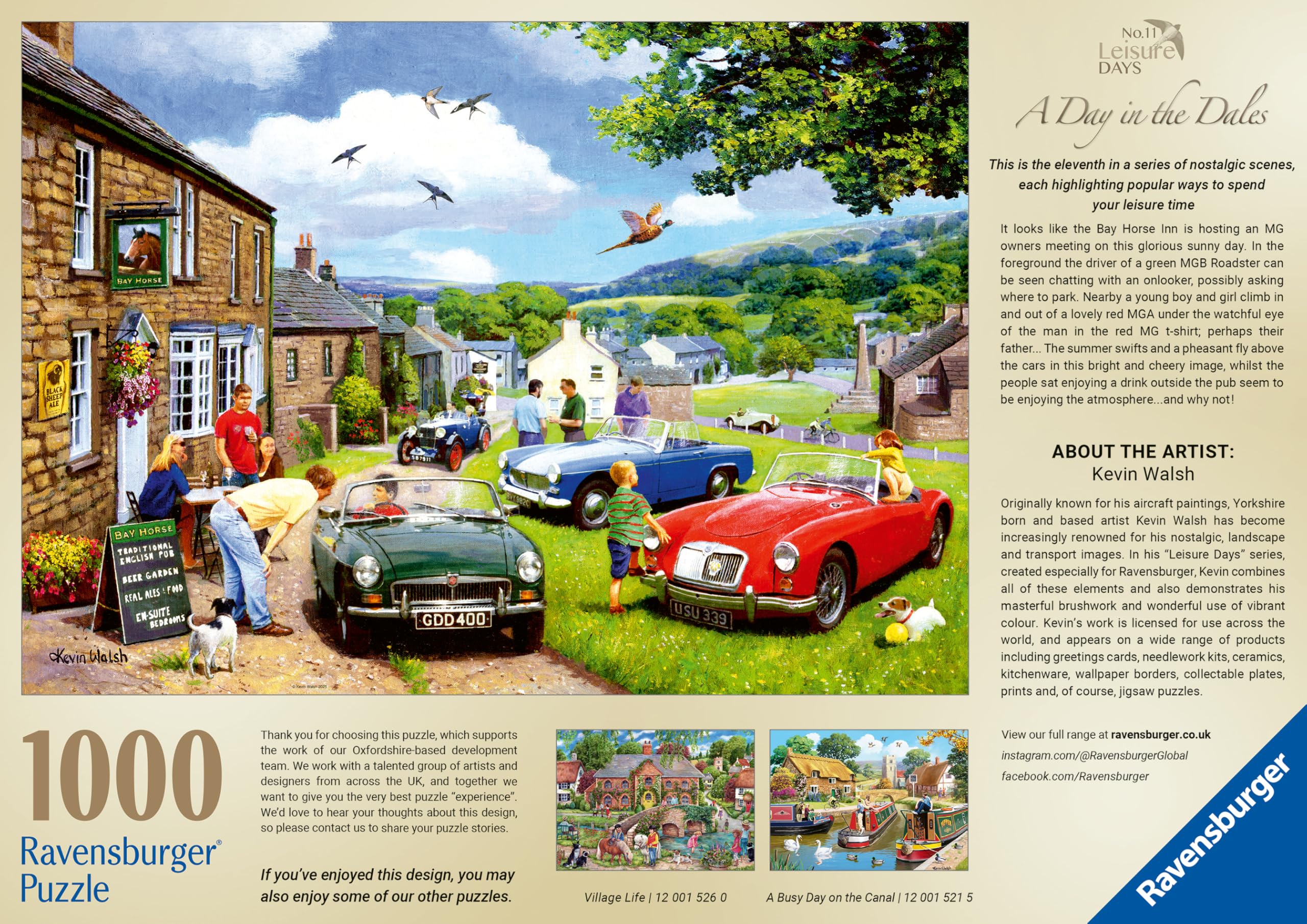 Ravensburger A Day In The Dales 1000 Piece Jigsaw Puzzle - Glare-Free, FSC Certified 6