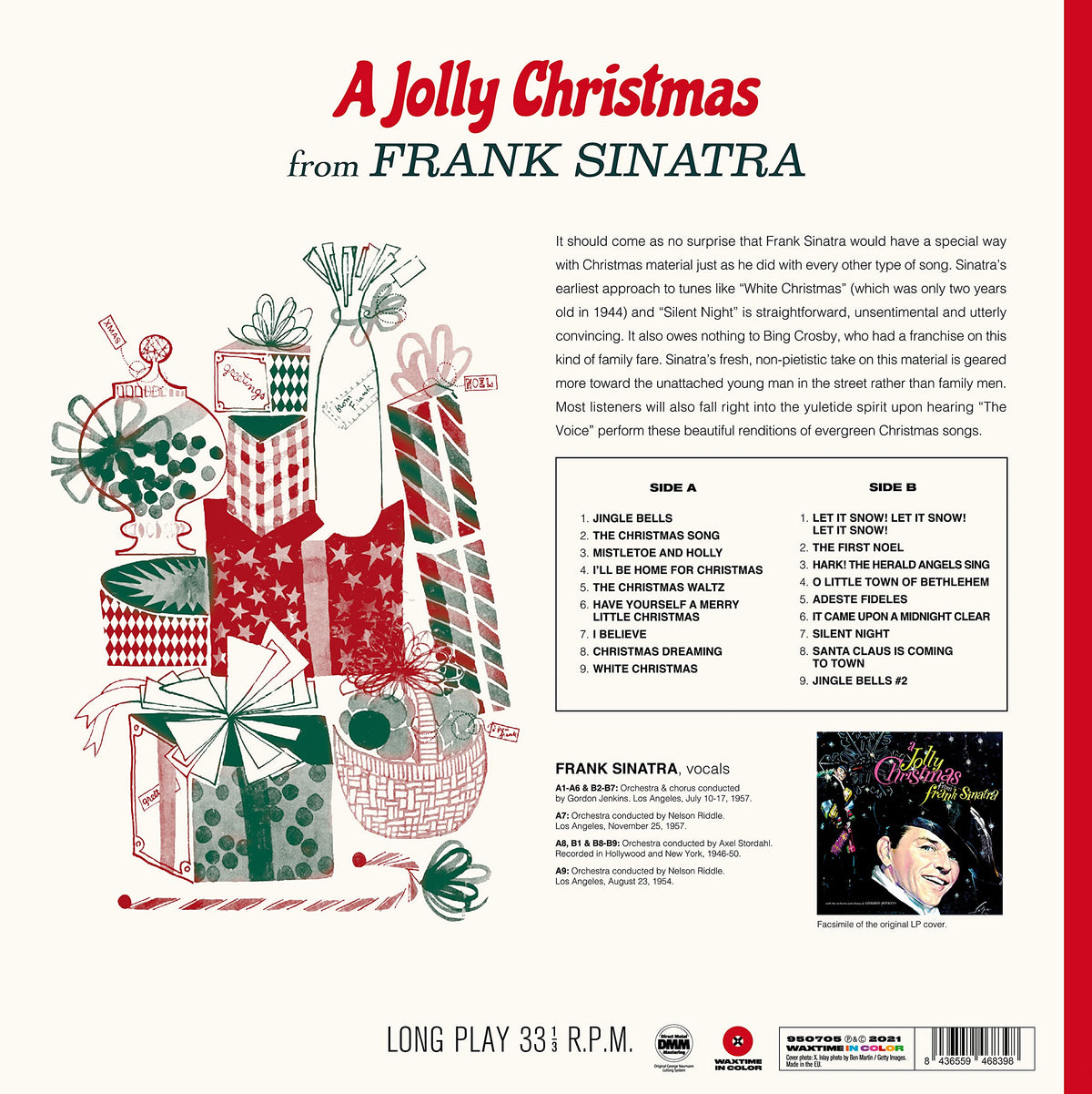 Frank Sinatra - A Jolly Christmas From Frank Sinatra [Limited Edition White 180g Vinyl]