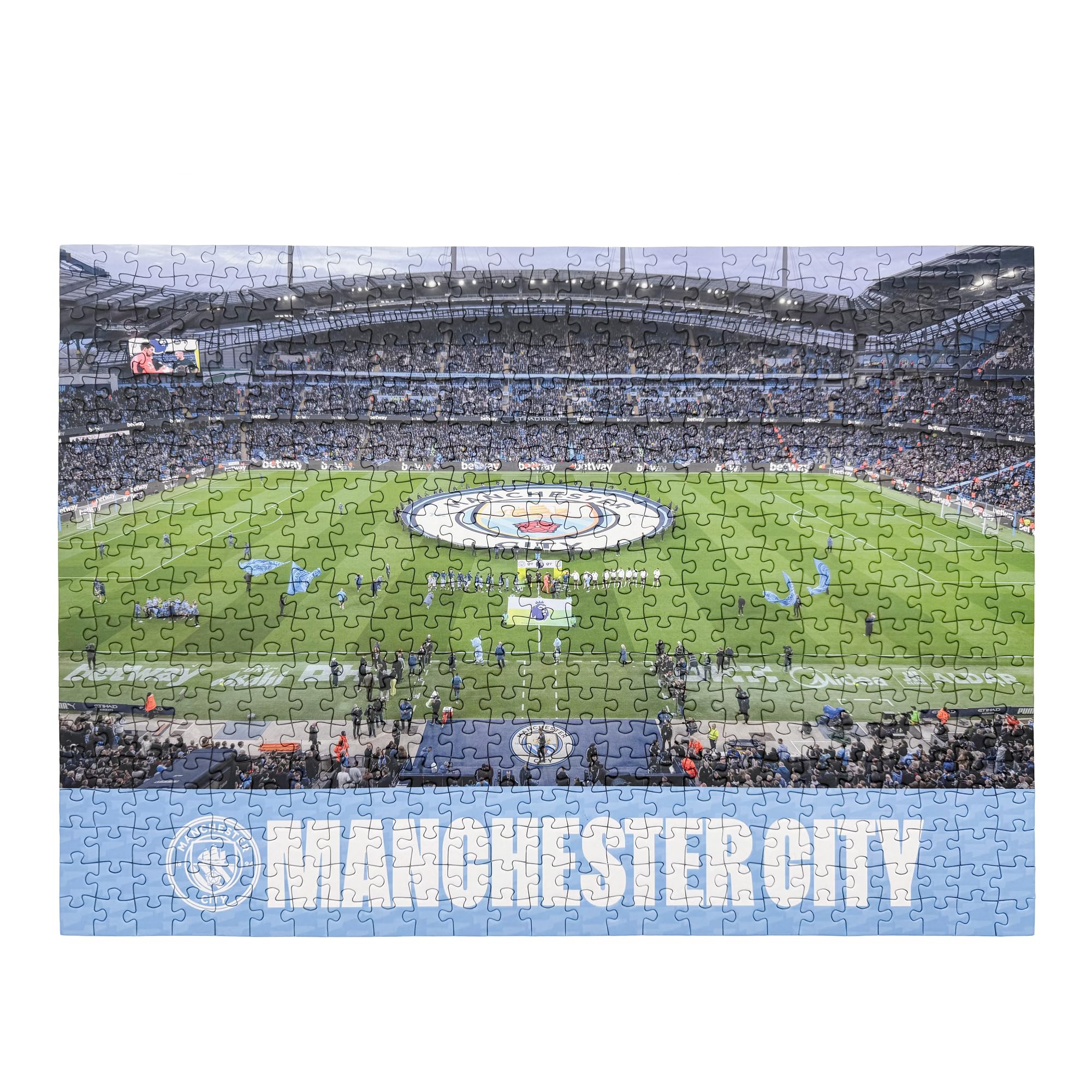 Official Manchester City FC 500-Piece Jigsaw Puzzle - Etihad Stadium Collectible for Kids & Fans 2