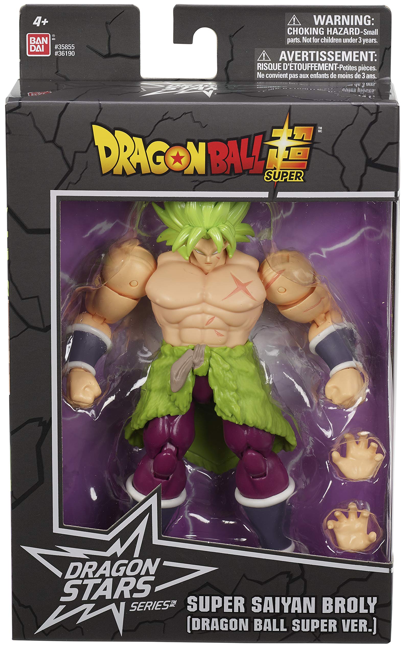 BANDAI Dragon Stars Super Saiyan Broly (DBS) Action Figure | 17cm | Ages 4+ | 17 Points of Articulation 6
