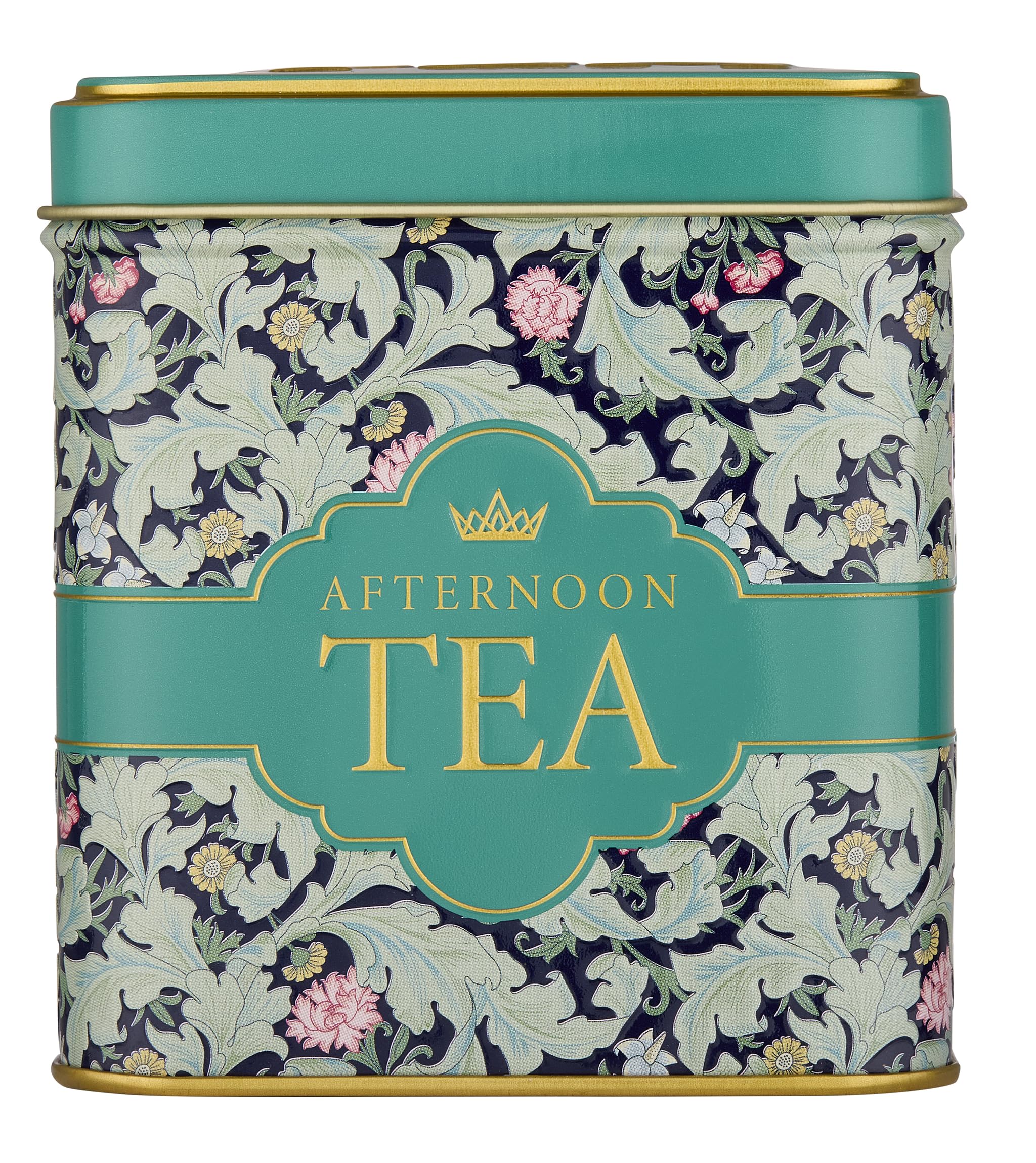 New English Teas Victorian Garden Tea Tin - English Afternoon 32-Bag Black Tea Collection 1