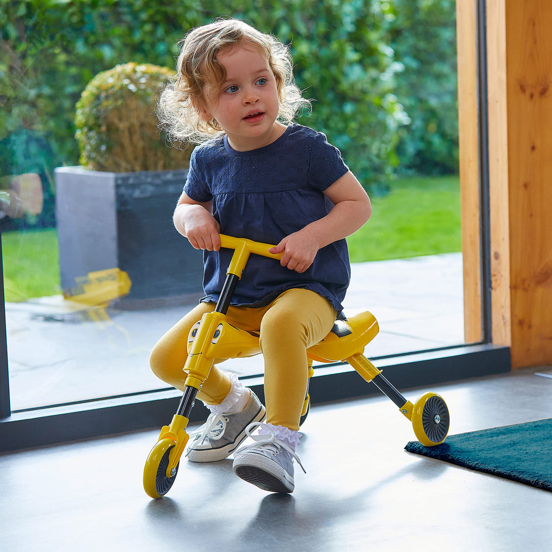 Scuttlebug 3-Wheel Foldable Ride-On Tricycle - Fun Push Bike for 1-3 Year Olds