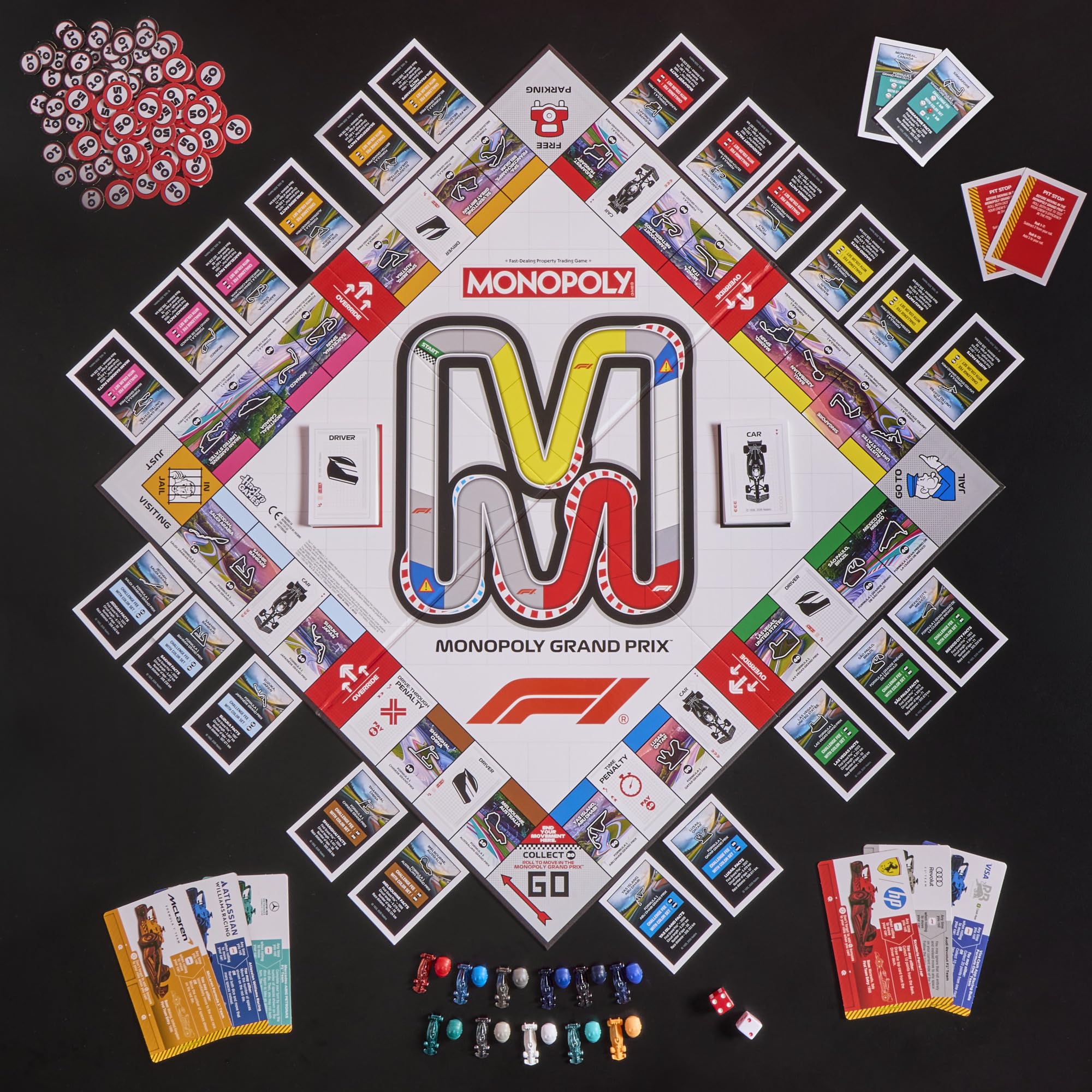 Monopoly F1 Edition Board Game | Officially Licensed FORMULA 1 Game | Ages 8+ | 2-6 Players 3