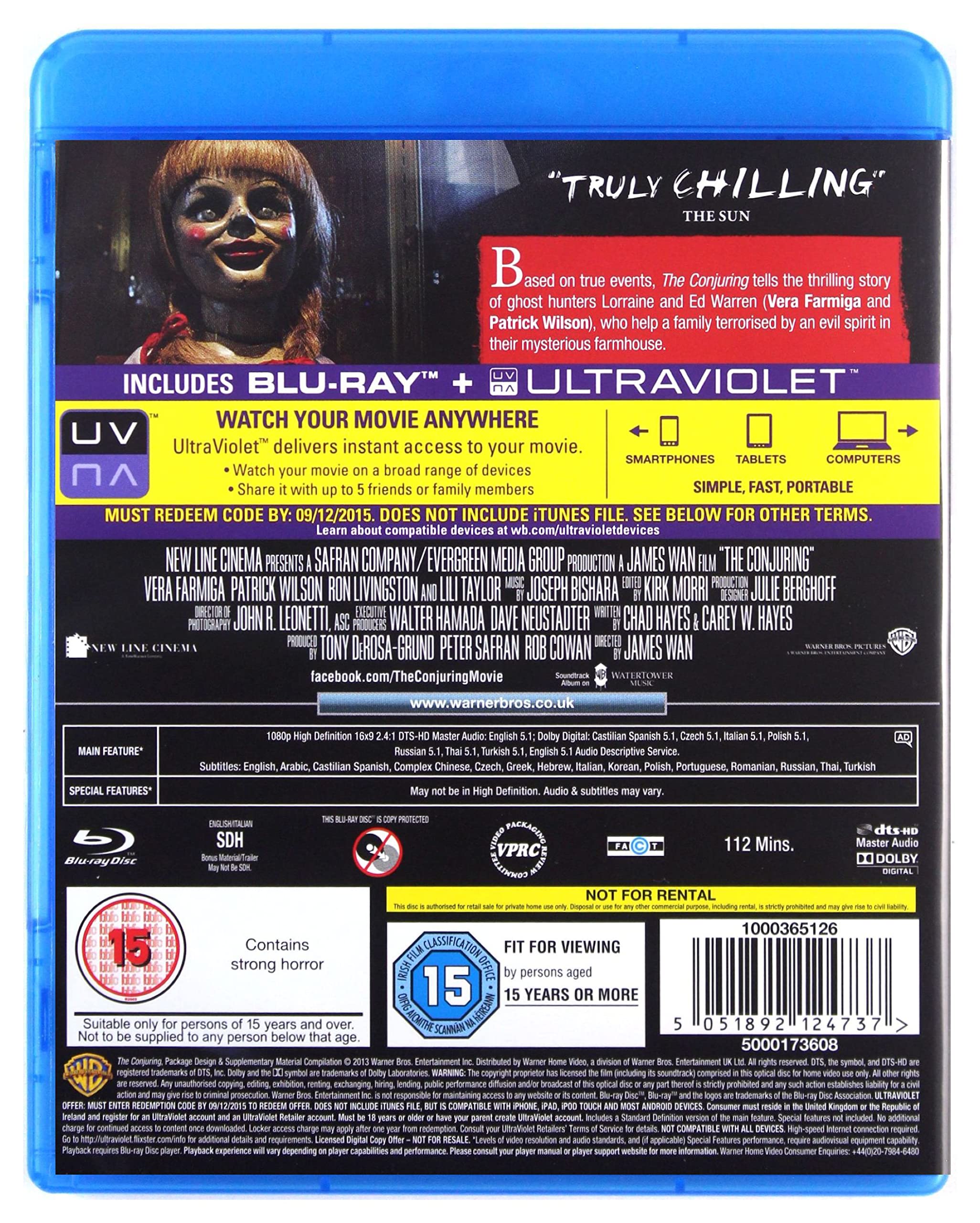 The Conjuring (2013) - Blu-ray [Region Free] 4