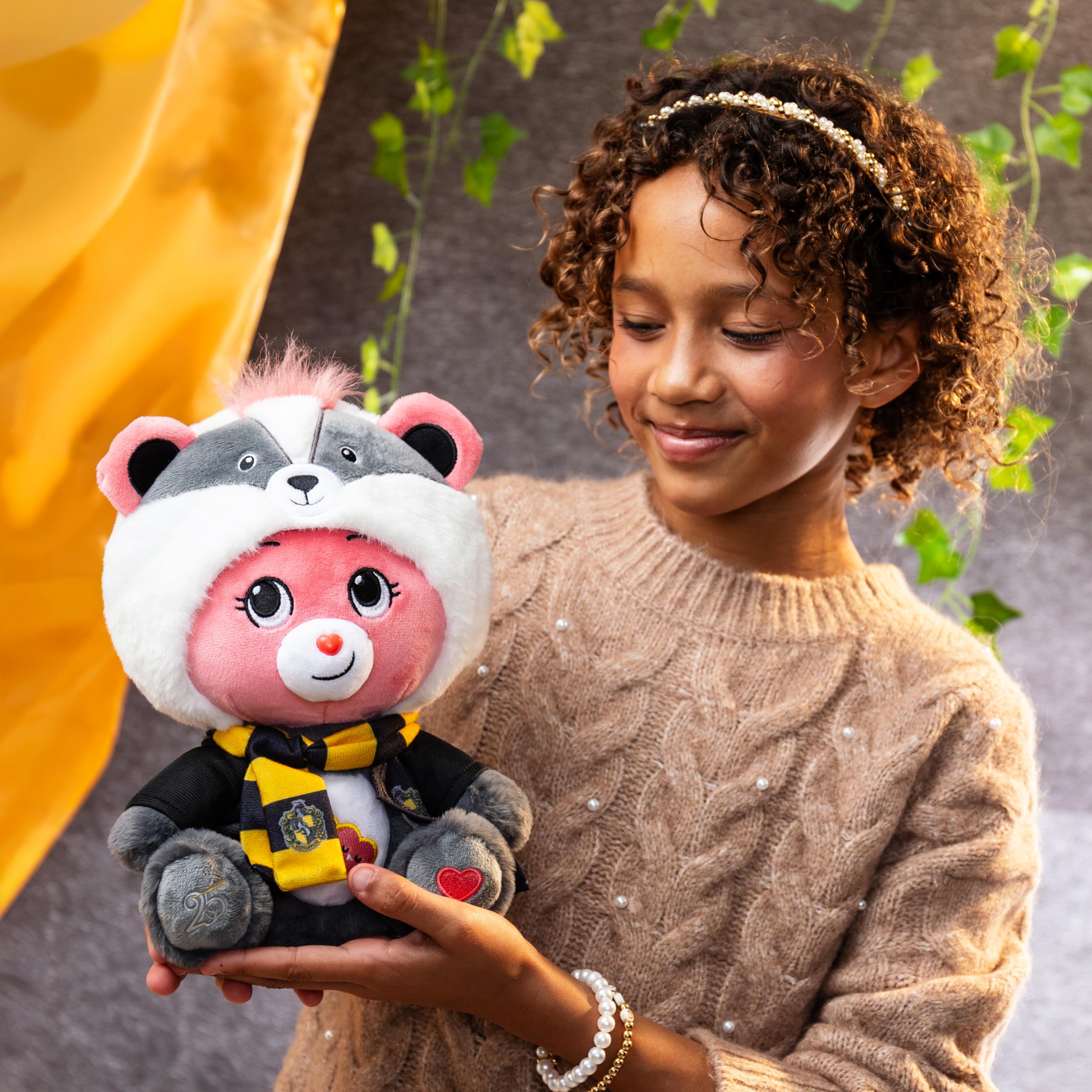 Care Bears Love-A-Lot Bear - Hufflepuff 30cm Hoodie Plush | Unisex Children | Ages 4+ 2
