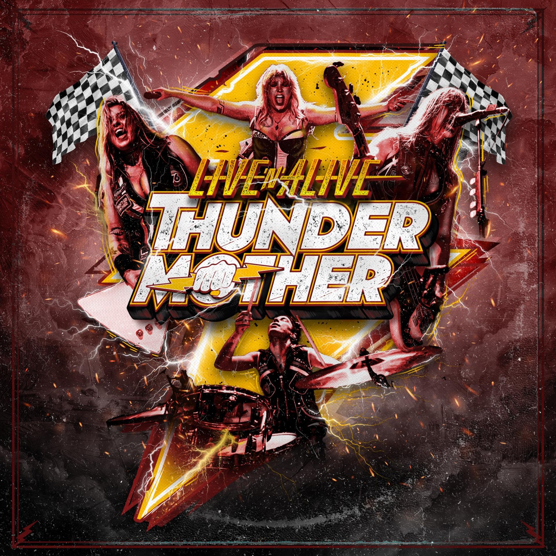 Thundermother - Live'n'Alive [Yellow Vinyl]