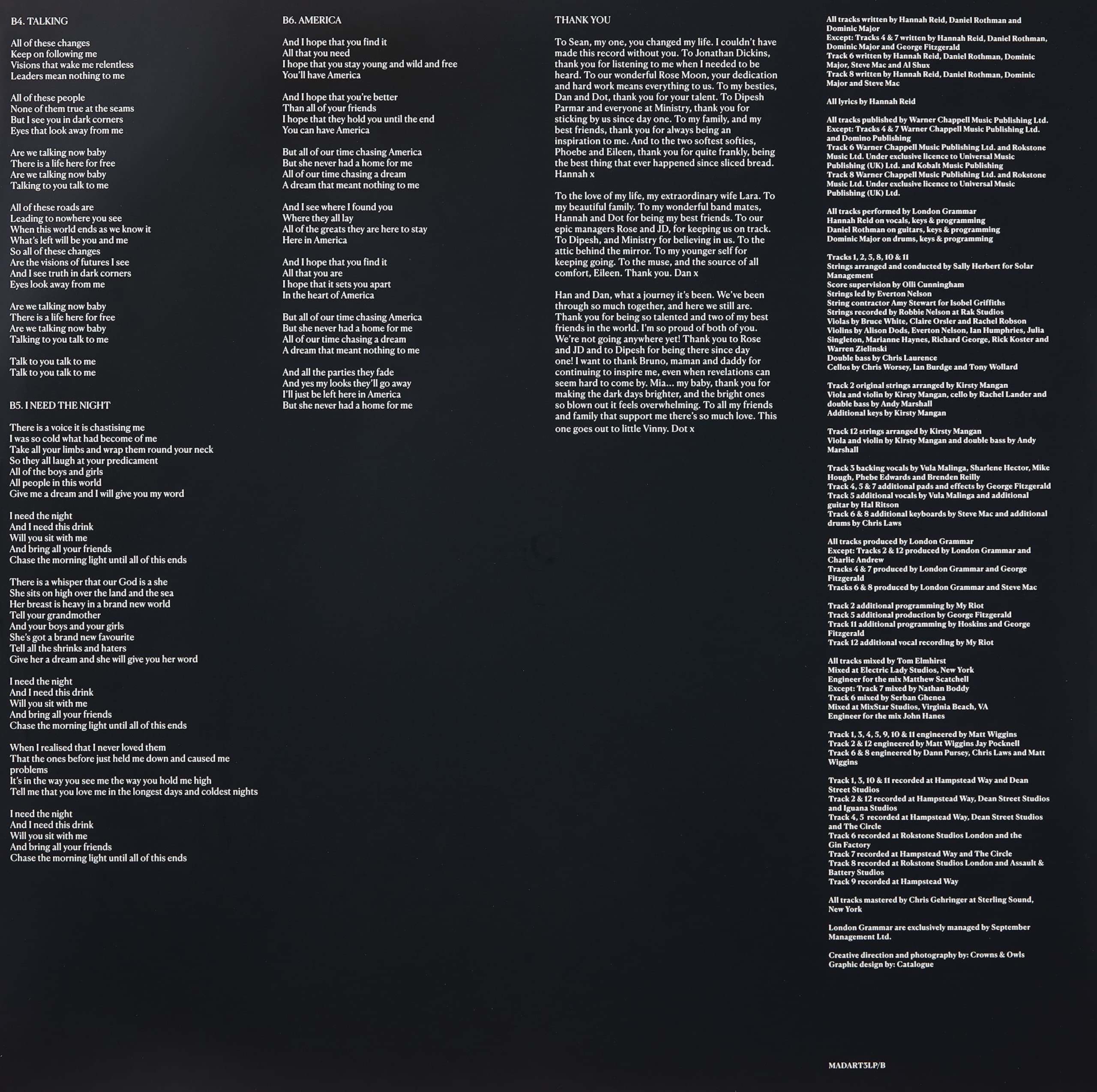 London Grammar - Californian Soil [Vinyl] 5