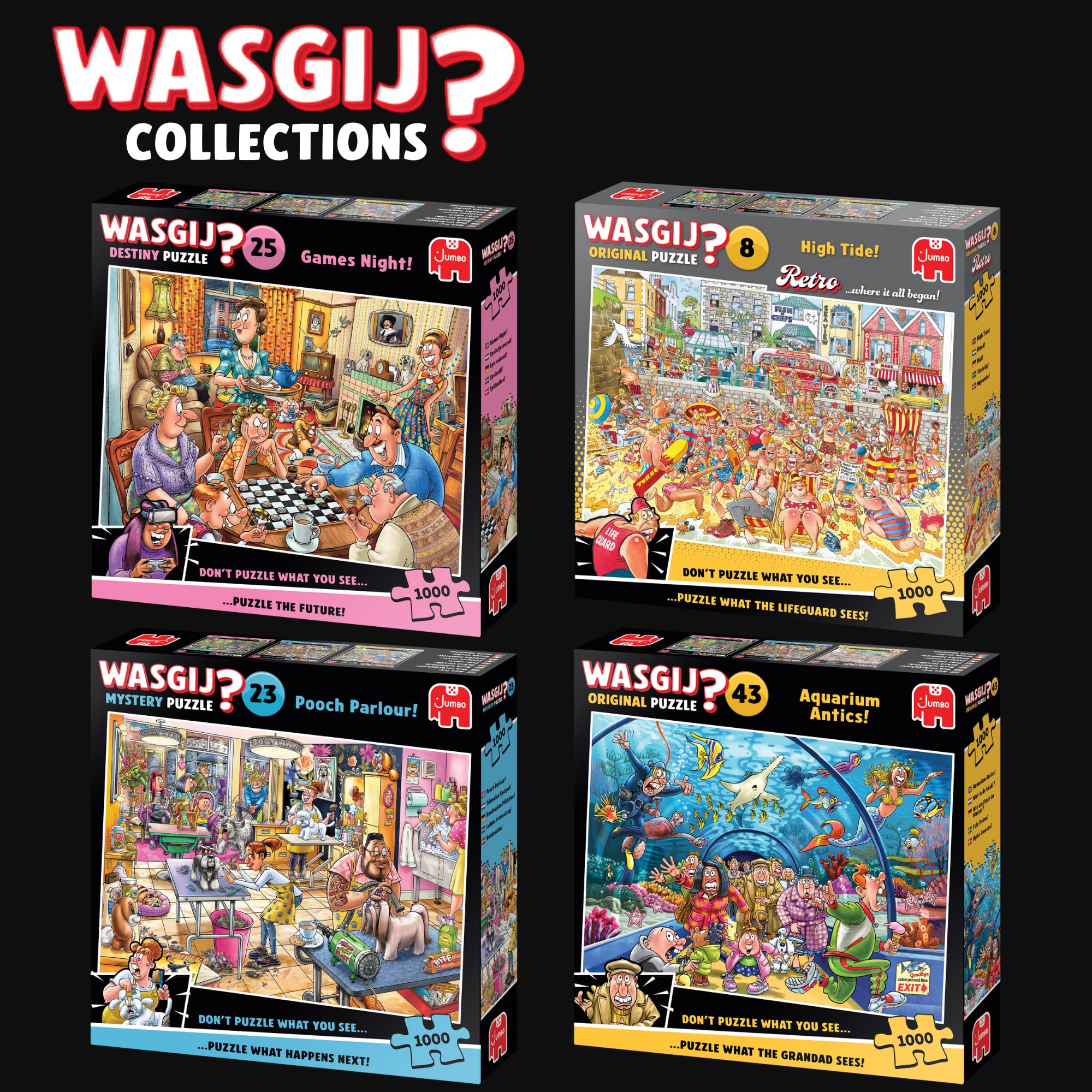 Wasgij Destiny 28: Dad Cave - 1000 Piece Puzzle for Adults 7