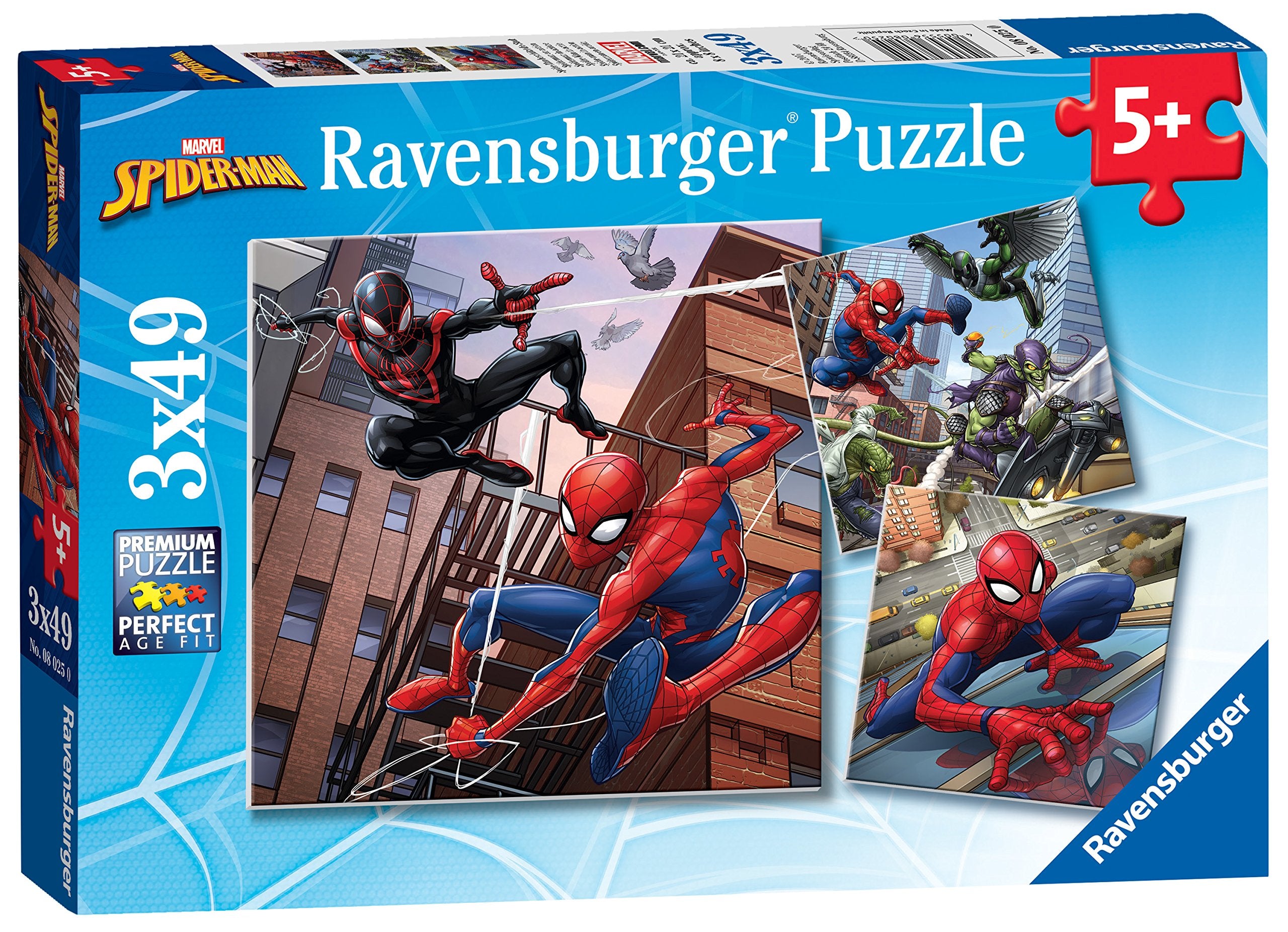 Ravensburger Marvel Spiderman 3x 49-Piece Jigsaw Puzzles - Ages 5+ 1