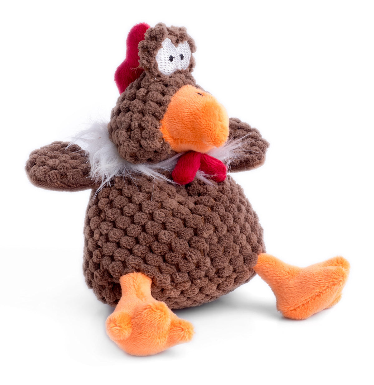 Petface Farmyard Buddies Mini Chicken Dog Toy - Plush with Squeaker