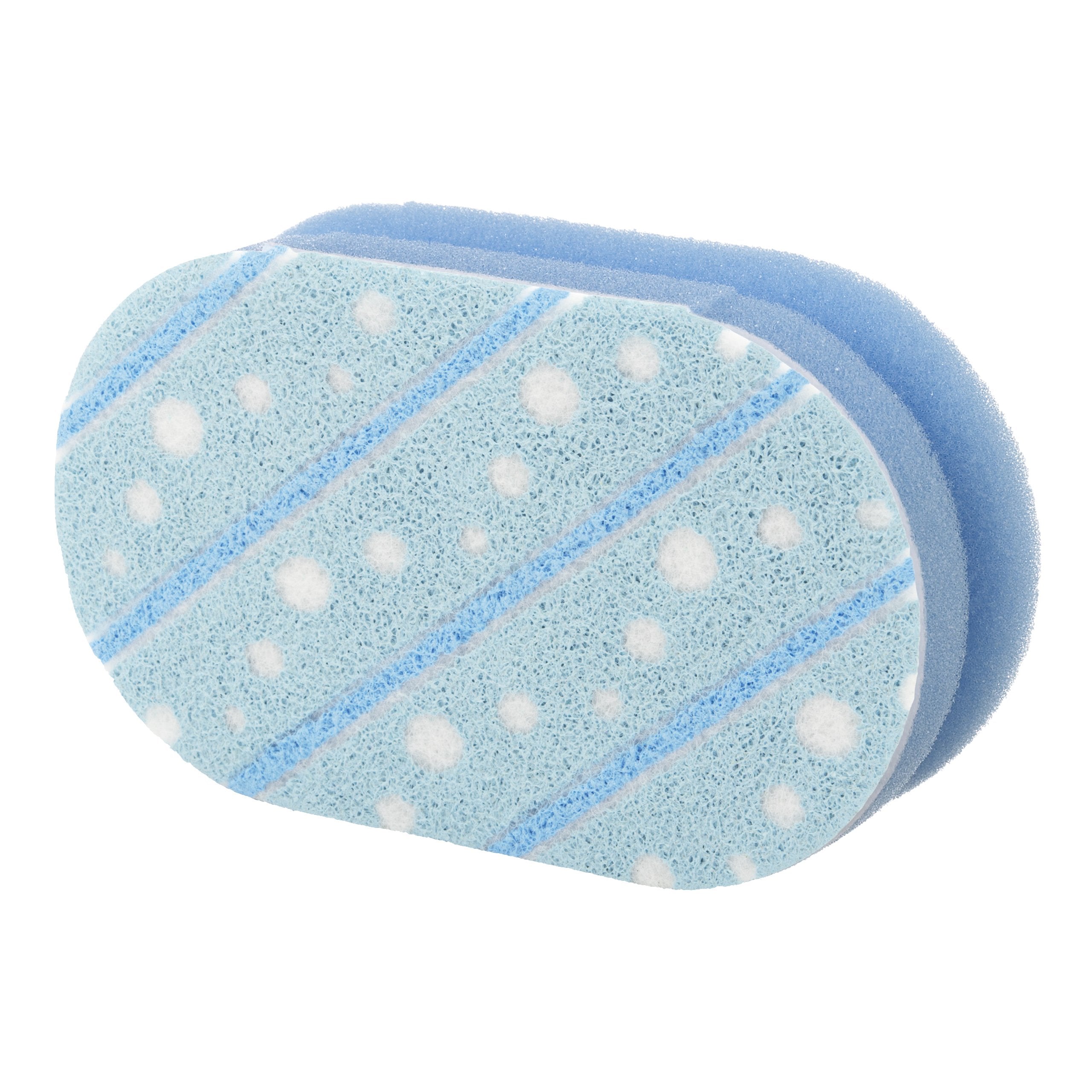 Spontex Bathroom Sponge Scourer - Non-Scratch Scrubbing Bands | 8 Count Pack