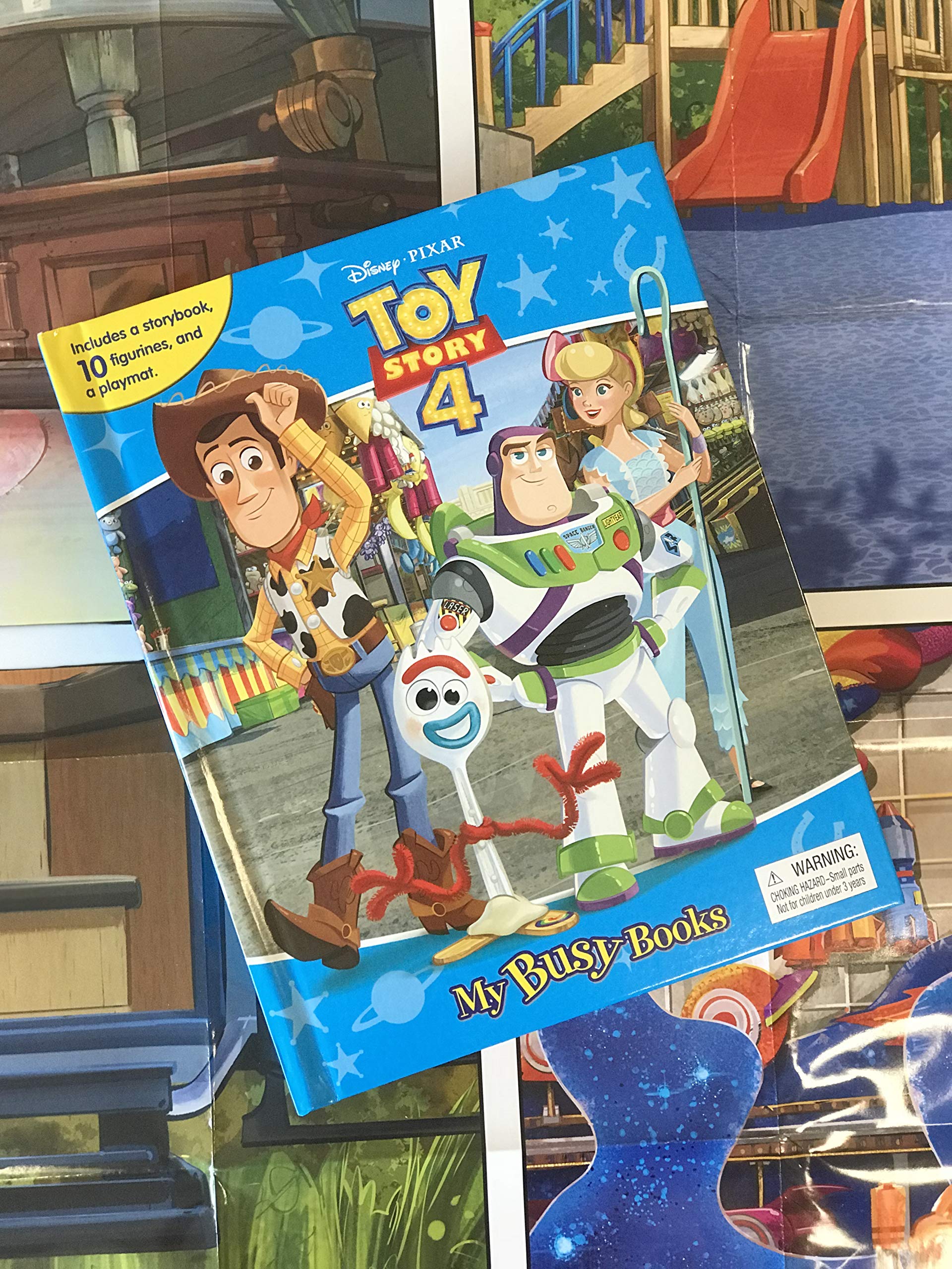 Phidal Disney/Pixar Toy Story 4 My Busy Book | Board Book | Ages 3-4 2