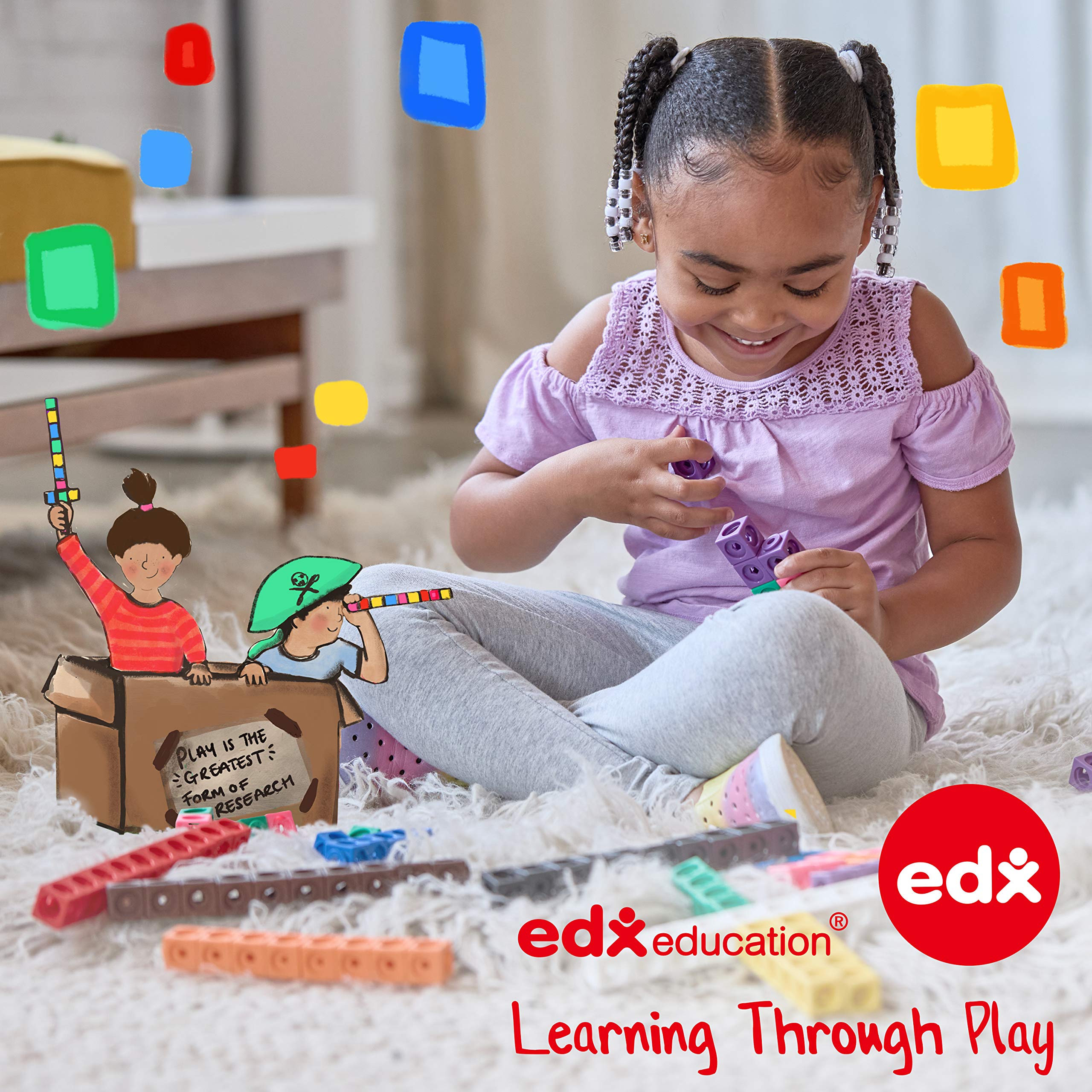 edxeducation Transparent Numbers - Set of 40 | Learning Resource | Ages 3+ 7