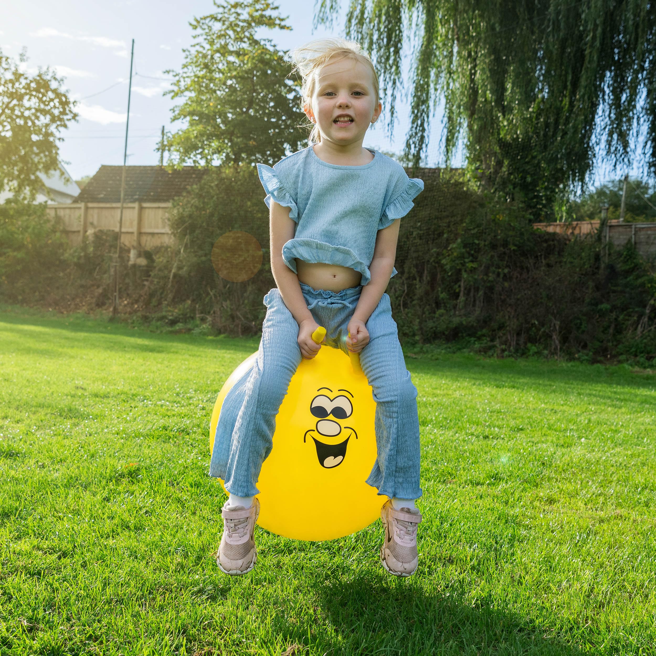 Toyrific Jump N Bounce Space Hopper Retro Exercise Ball | Supports up to 50kg | Ages 3+ 2