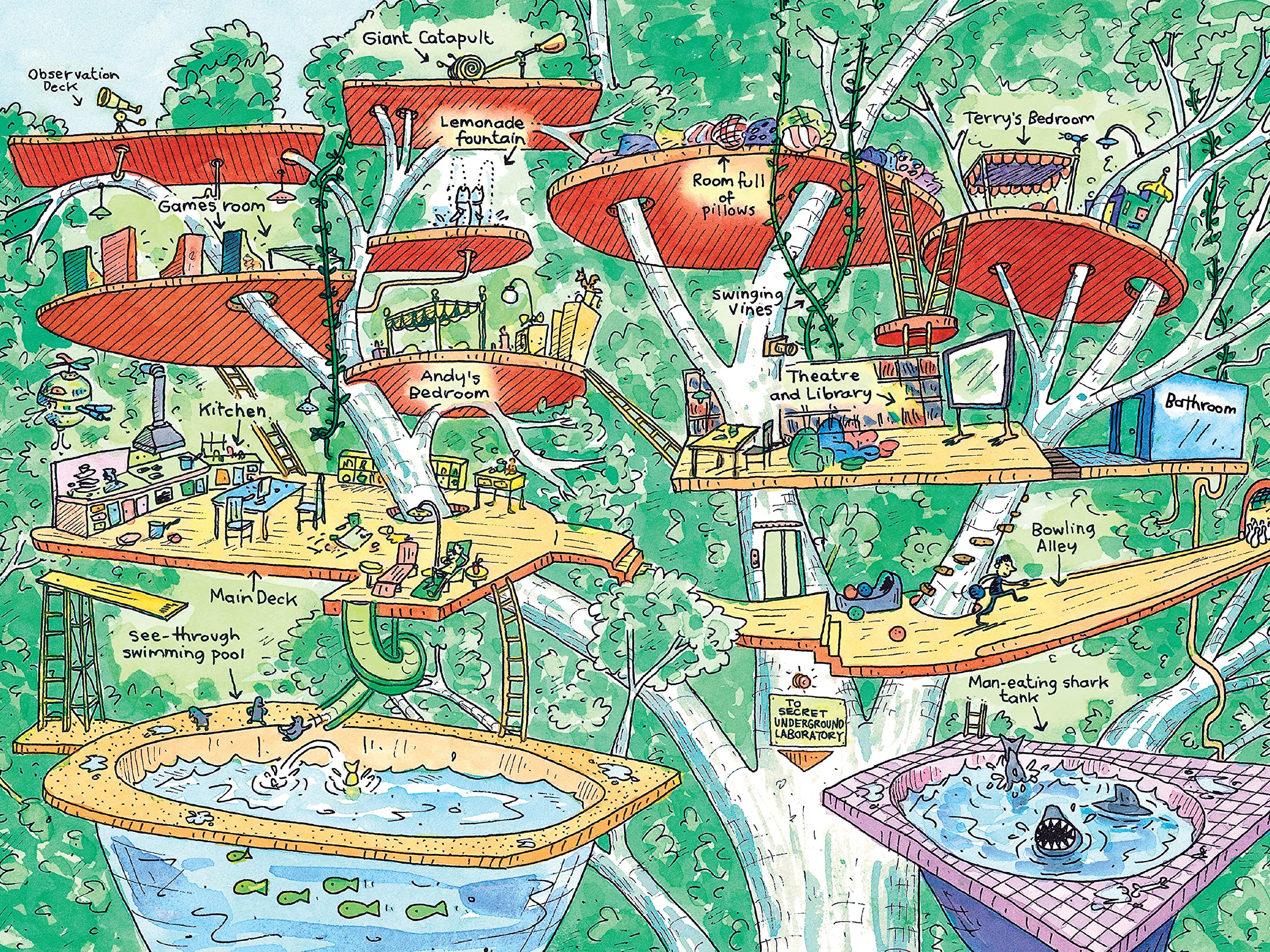 MACMILLAN The 13-Storey Treehouse Colour Edition (The Treehouse Series, 1) Paperback 4