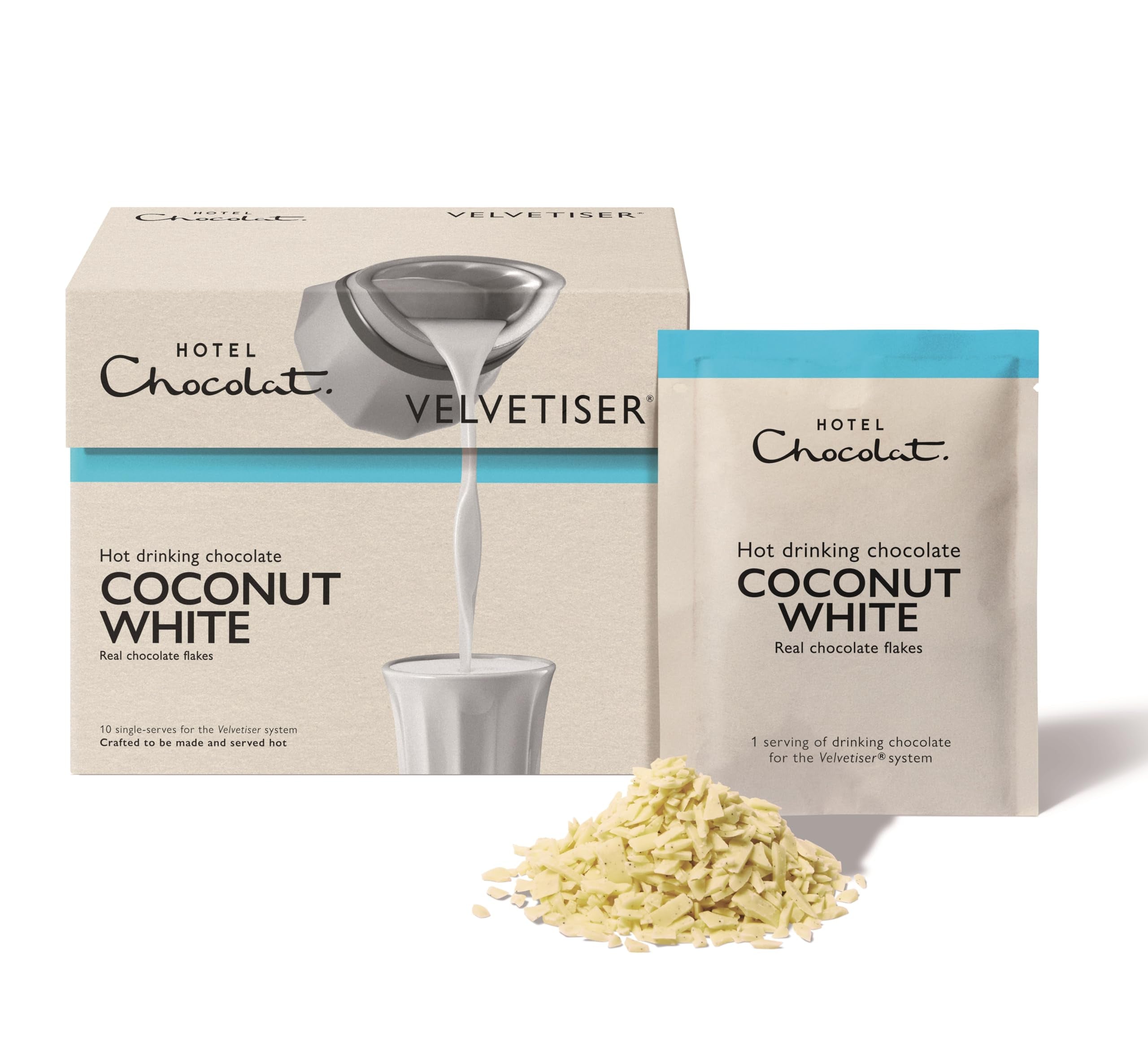 Hotel Chocolat - Coconut White Hot Chocolate Sachets