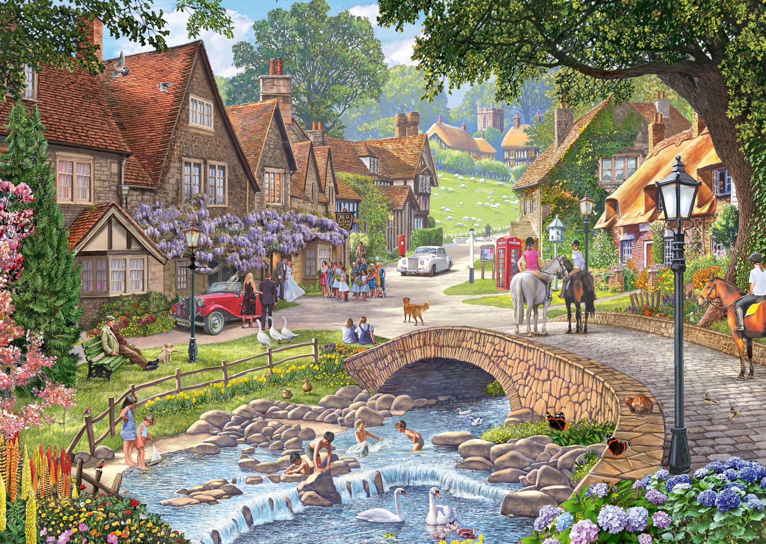 Ravensburger 1000 Piece Jigsaw Puzzle – Leisure Days No.13: Lazy Days | 70x50cm 1