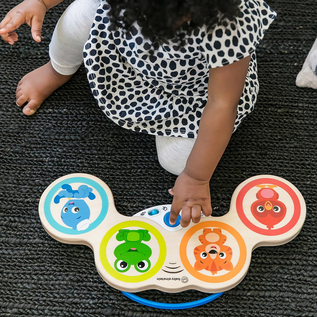 Baby Einstein Magic Touch Wooden Drum Musical Toy - 6 Months+