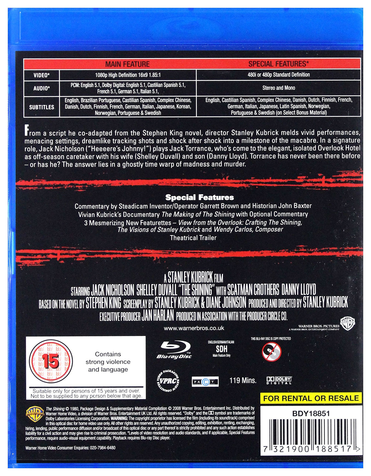 The Shining [DVD]