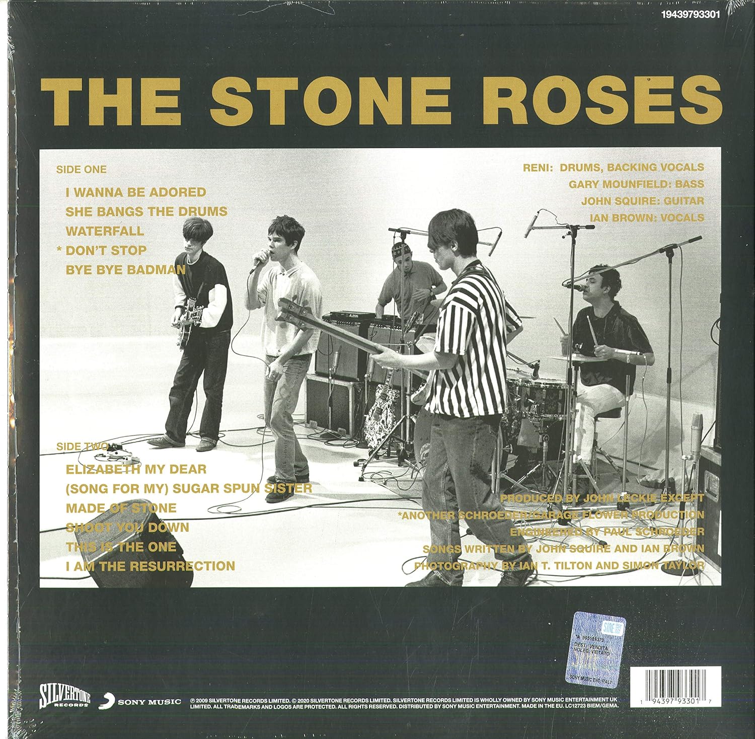 The Stone Roses - The Stone Roses [VINYL] Clear Classics Edition 2