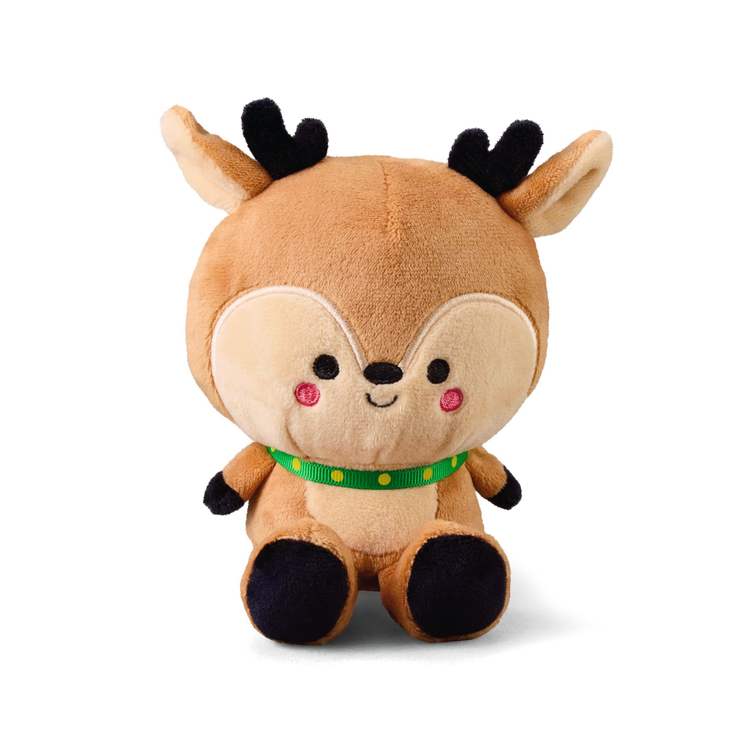 Hallmark Better Together Santa and Reindeer Plush Pair - Magnetic Soft Toy Set 4