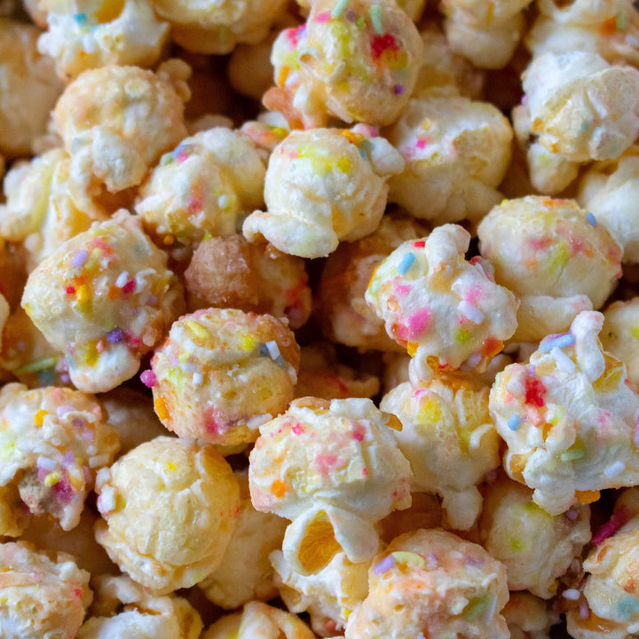 Popcorn Shed Birthday Cake Popcorn - 80g Gourmet Snack, Natural & Vegetarian