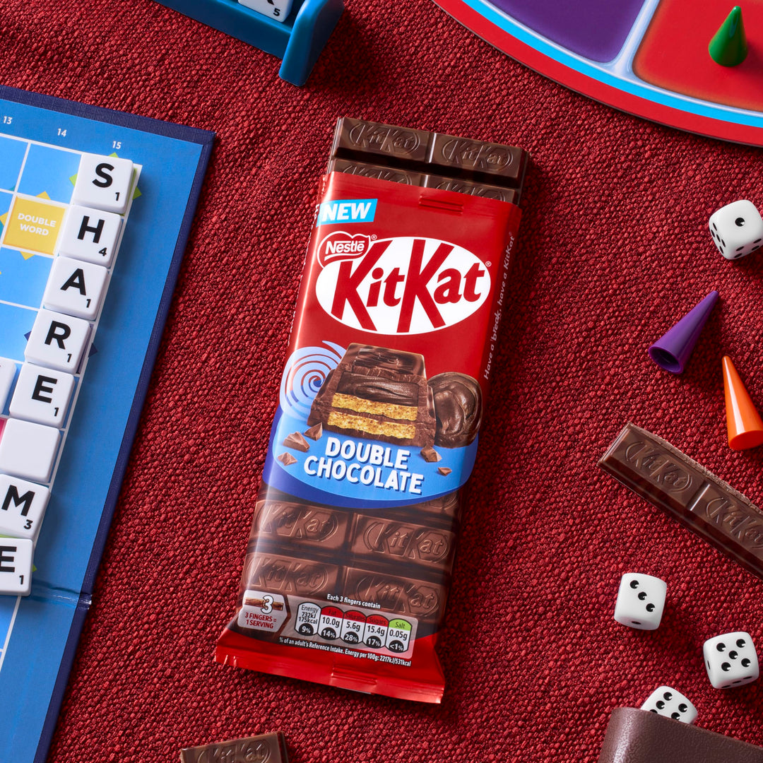 KitKat Double Milk and Dark Chocolate Crispy Wafer Sharing Bar, 99g