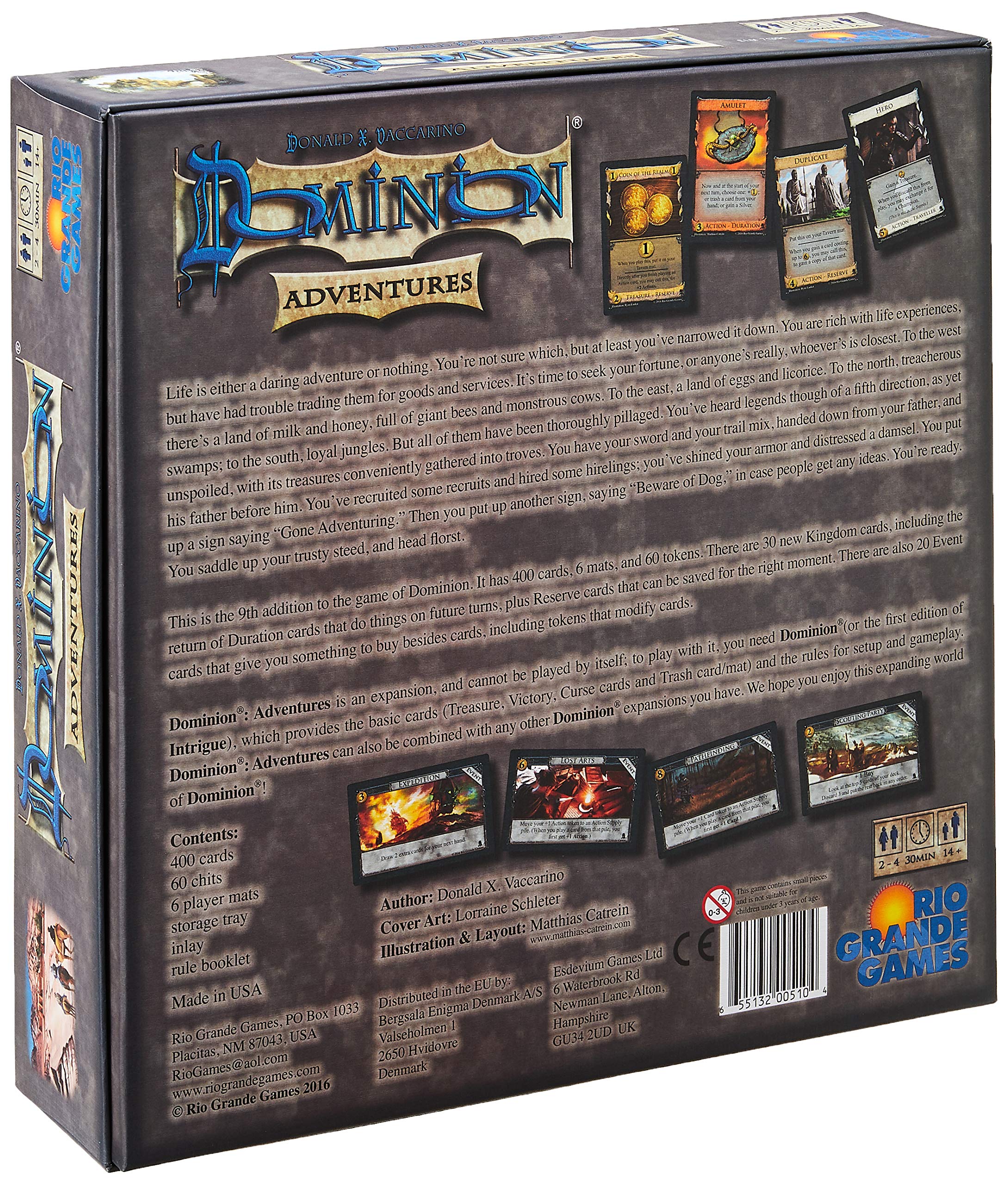 Rio Grande Games Dominion: Adventures Expansion - Card Game for 2-4 Players, Ages 14+ 2