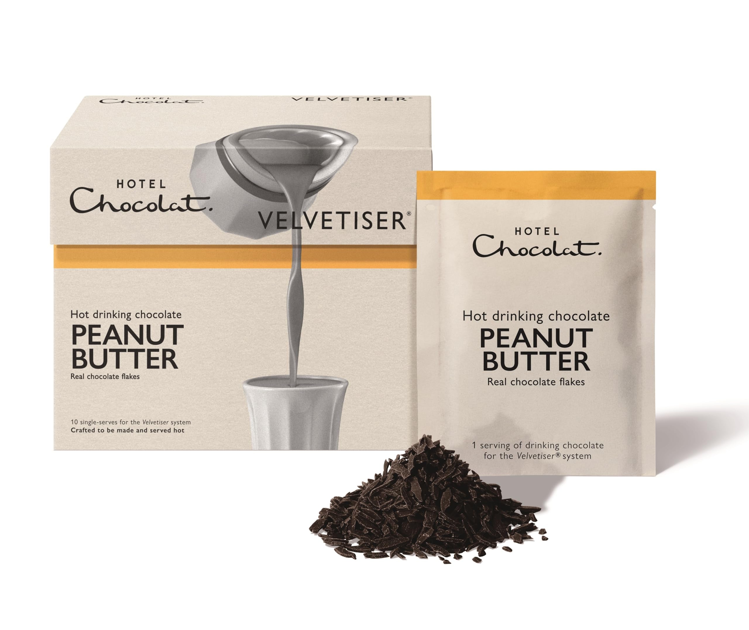 Hotel Chocolat - Peanut Butter Hot Chocolate Sachets