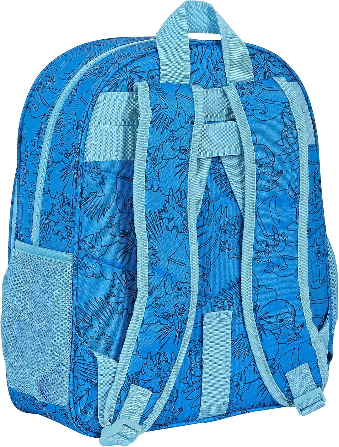 SAFTA Lilo & Stitch Casual School Backpack for Kids (Blue)