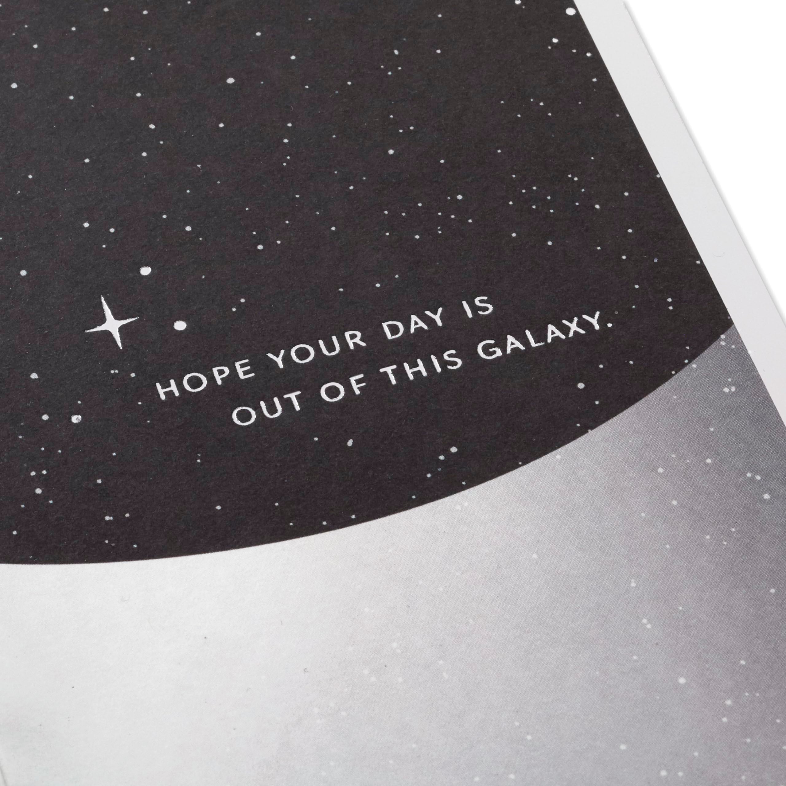 Hallmark Star Wars Millennium Falcon 3D Pop-Up Birthday Card with Silver Foil | Unisex Adult/Kid 7