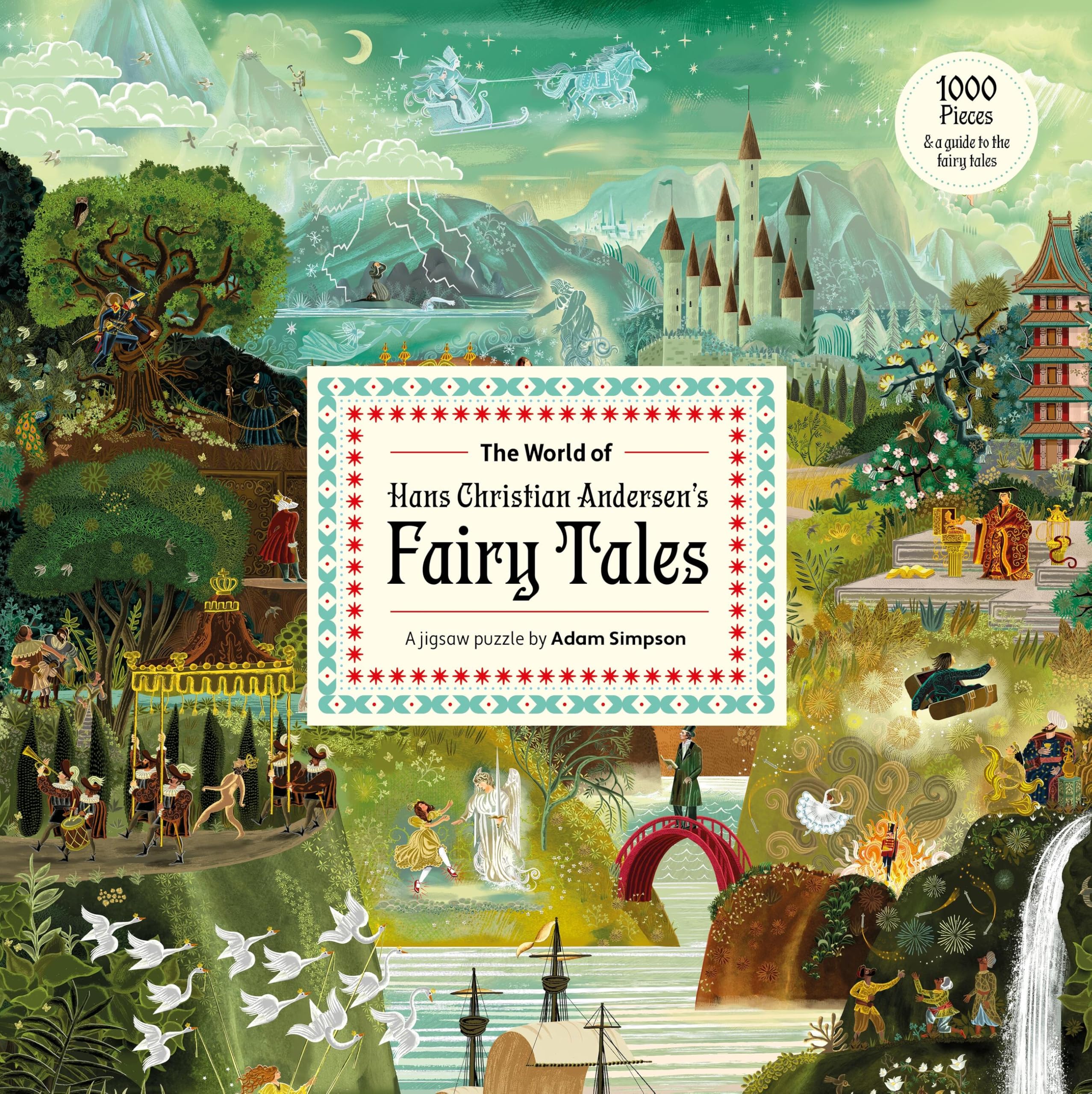 Laurence King The World of Hans Christian Andersen's Fairy Tales Jigsaw Puzzle | 1000 Pieces | 48.5 x 68 cm 1