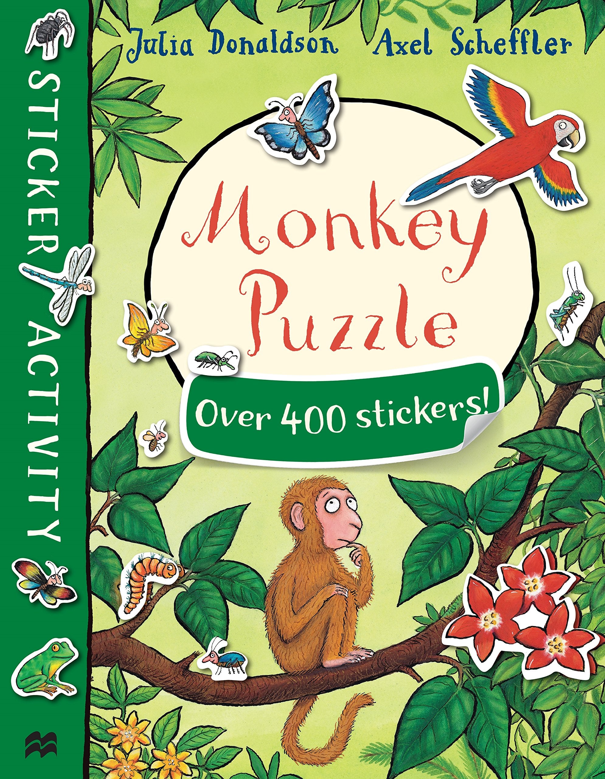 MACMILLAN Monkey Puzzle Sticker Book - Ages 2-4 | 30 Pages | Paperback 1