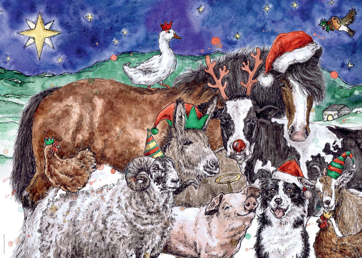 Ravensburger Herd It's Nearly Christmas Jigsaw Puzzle - 1000 Pieces, 70 x 50cm