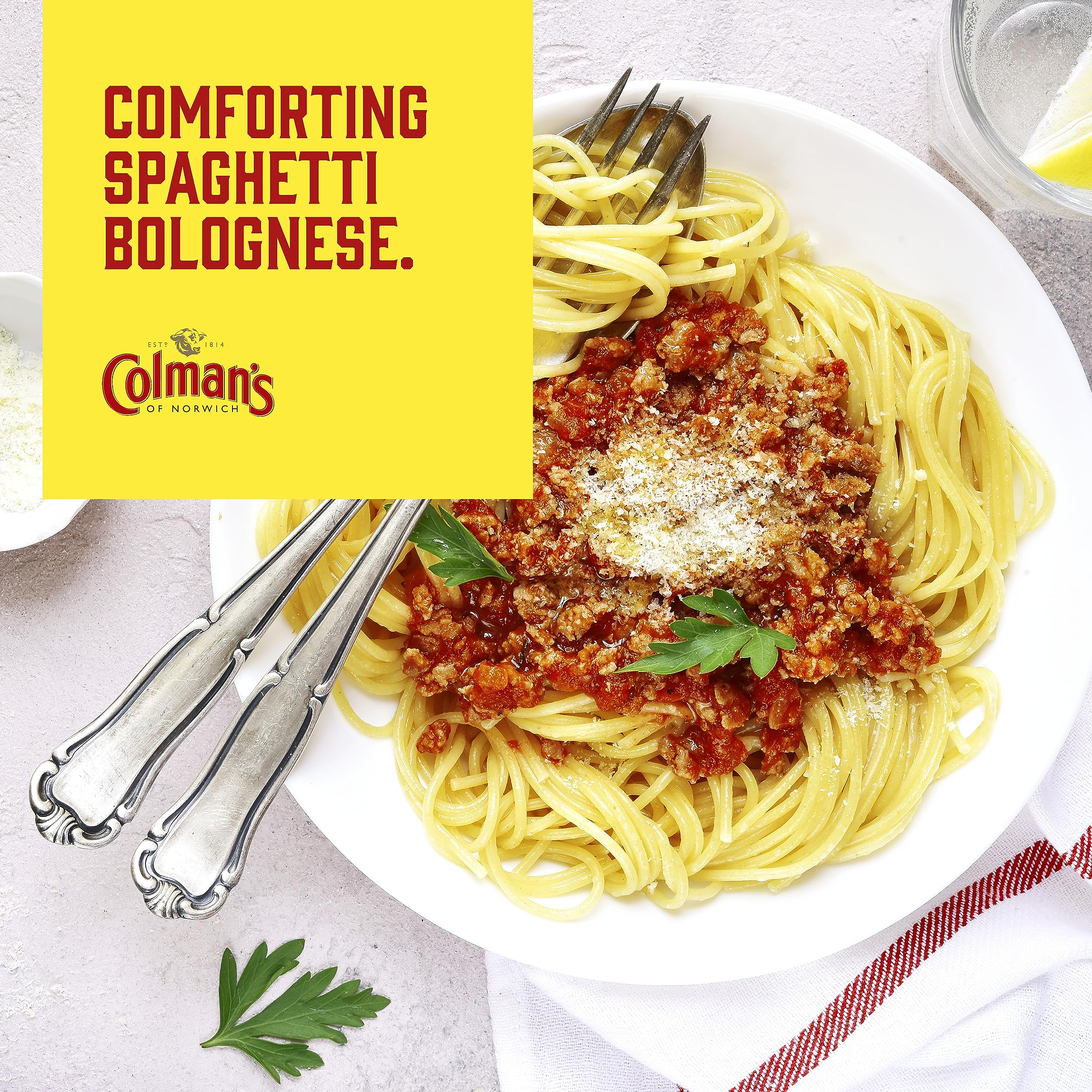 Colman's Midweek Meals Spaghetti Bolognese Meal Maker Sauce Mix | 16 Servings | 40g 5