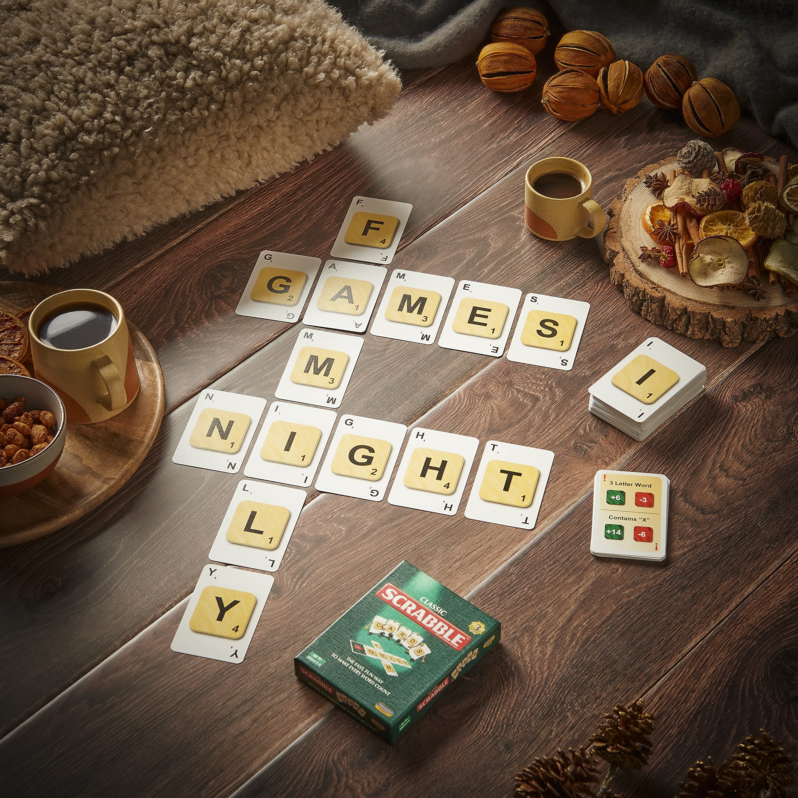Ideal Scrabble Cards Card Game - 3 Ways to Play, Fast Fun Word Game for 2-4 Players 7