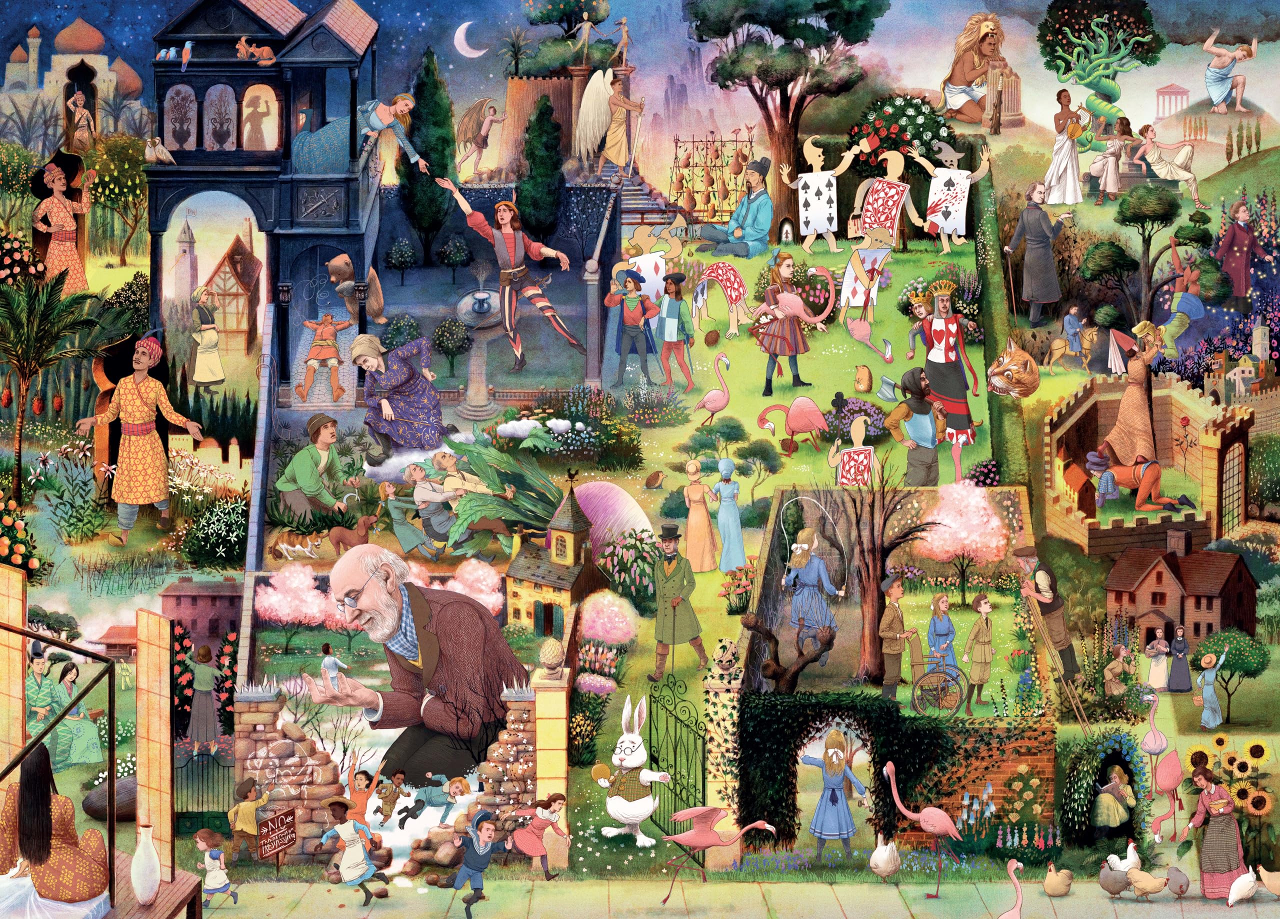 Laurence King A Book Lover's Garden Jigsaw Puzzle - 1000 Pieces | Literature Theme 2