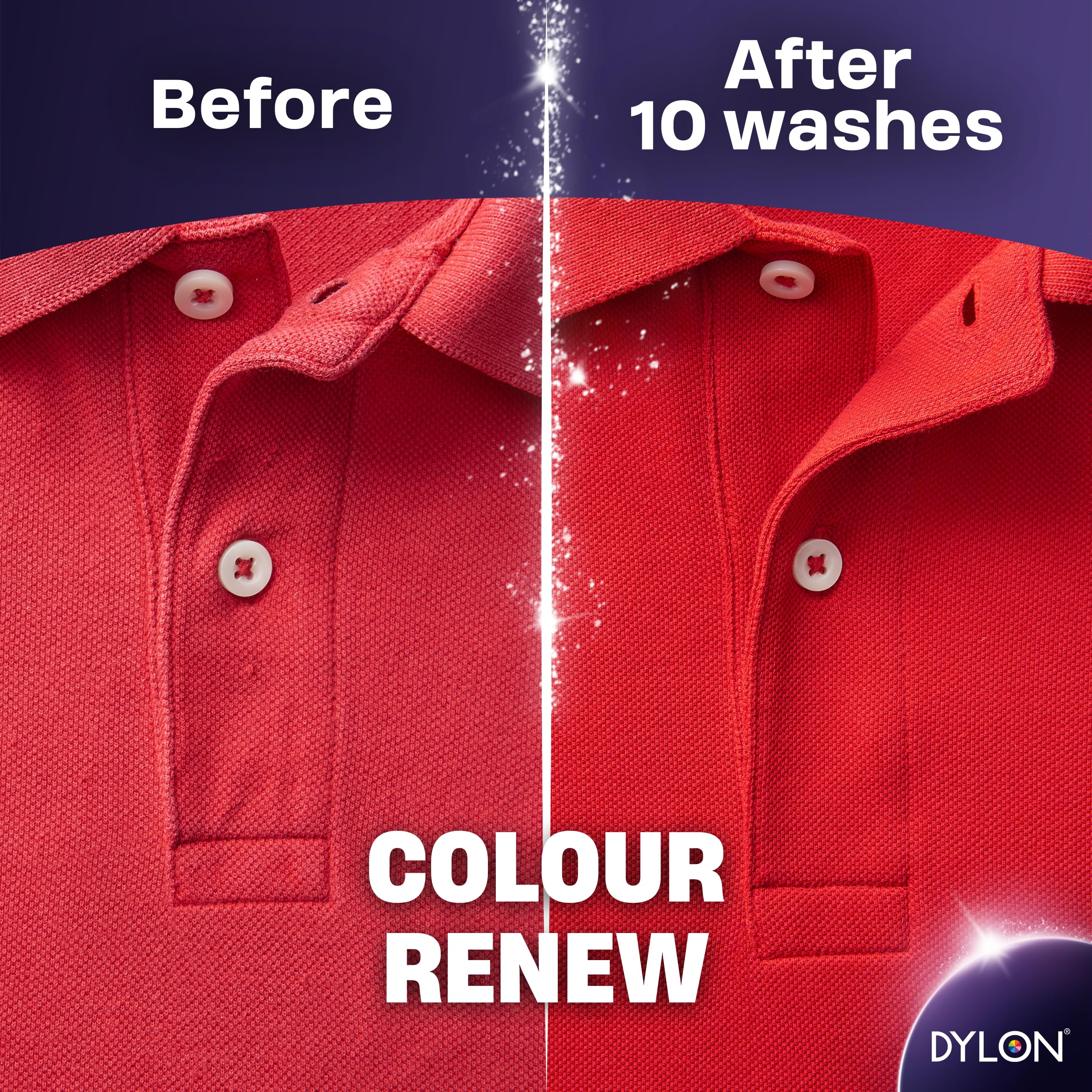 Dylon Colour Detergent Liquid Laundry Detergent - Revitalises Colours, Renews Fibres | 1.5L | Fresh Scent 3